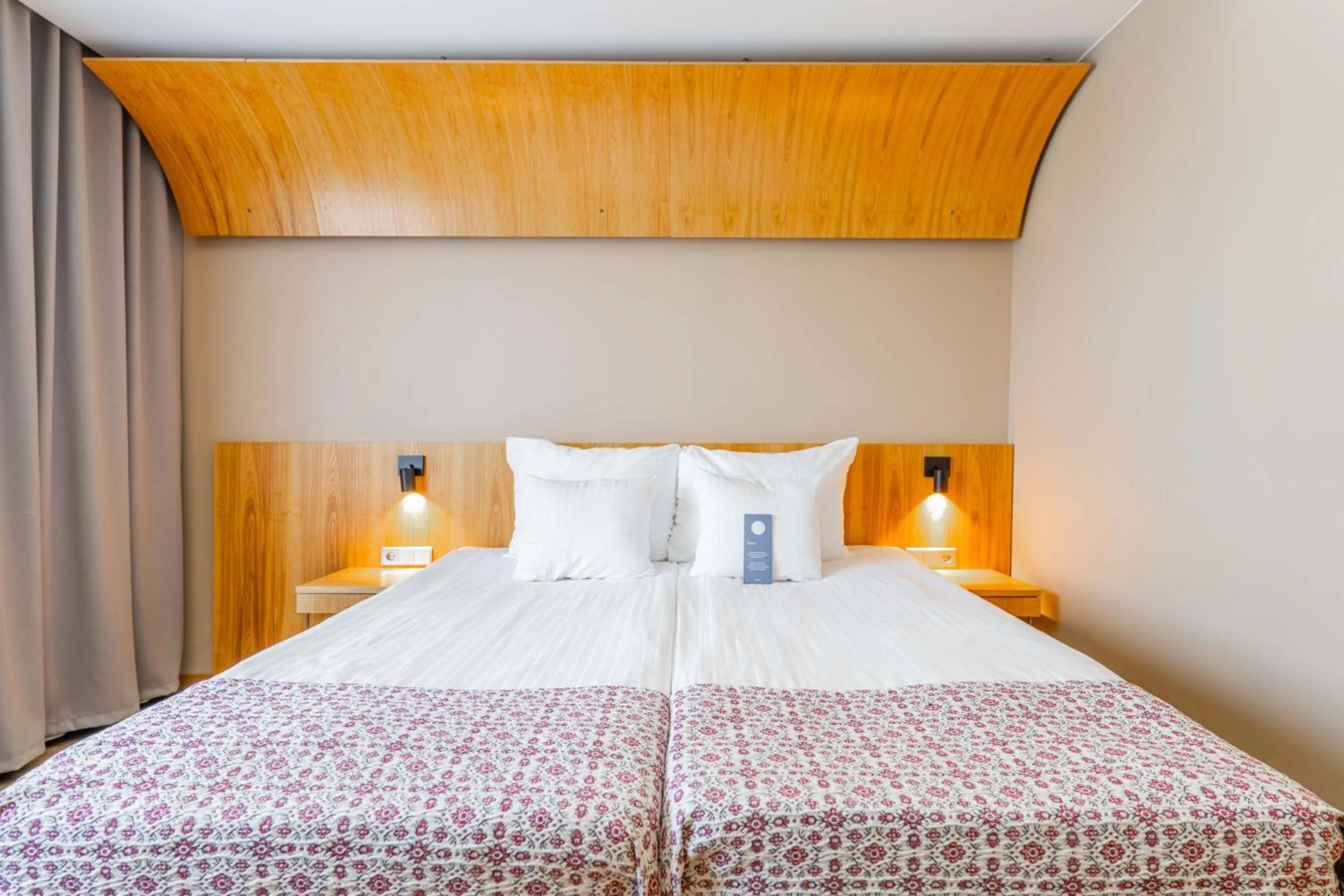 Bed in Hestia Hotel Europa