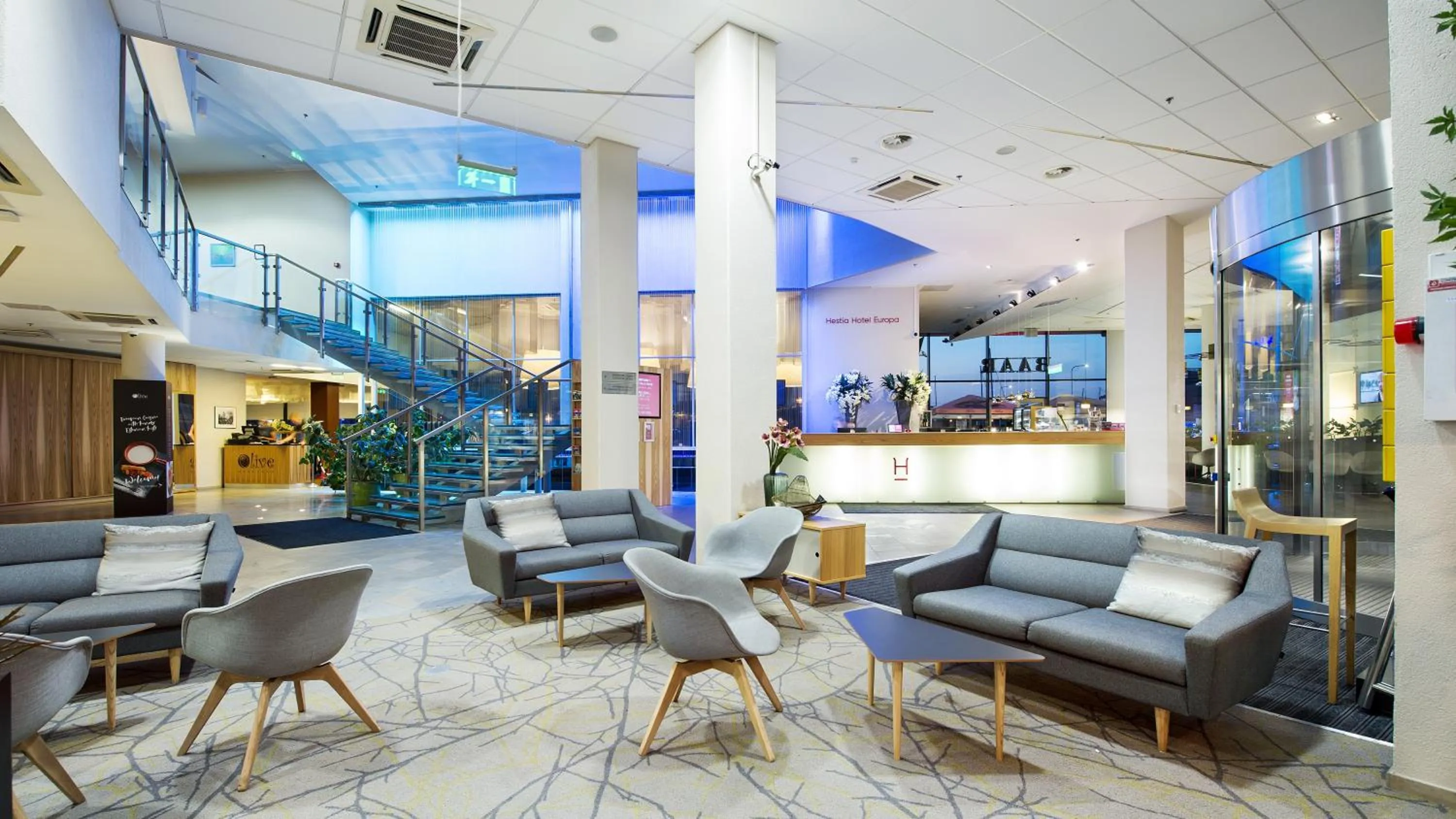 Lobby or reception in Hestia Hotel Europa