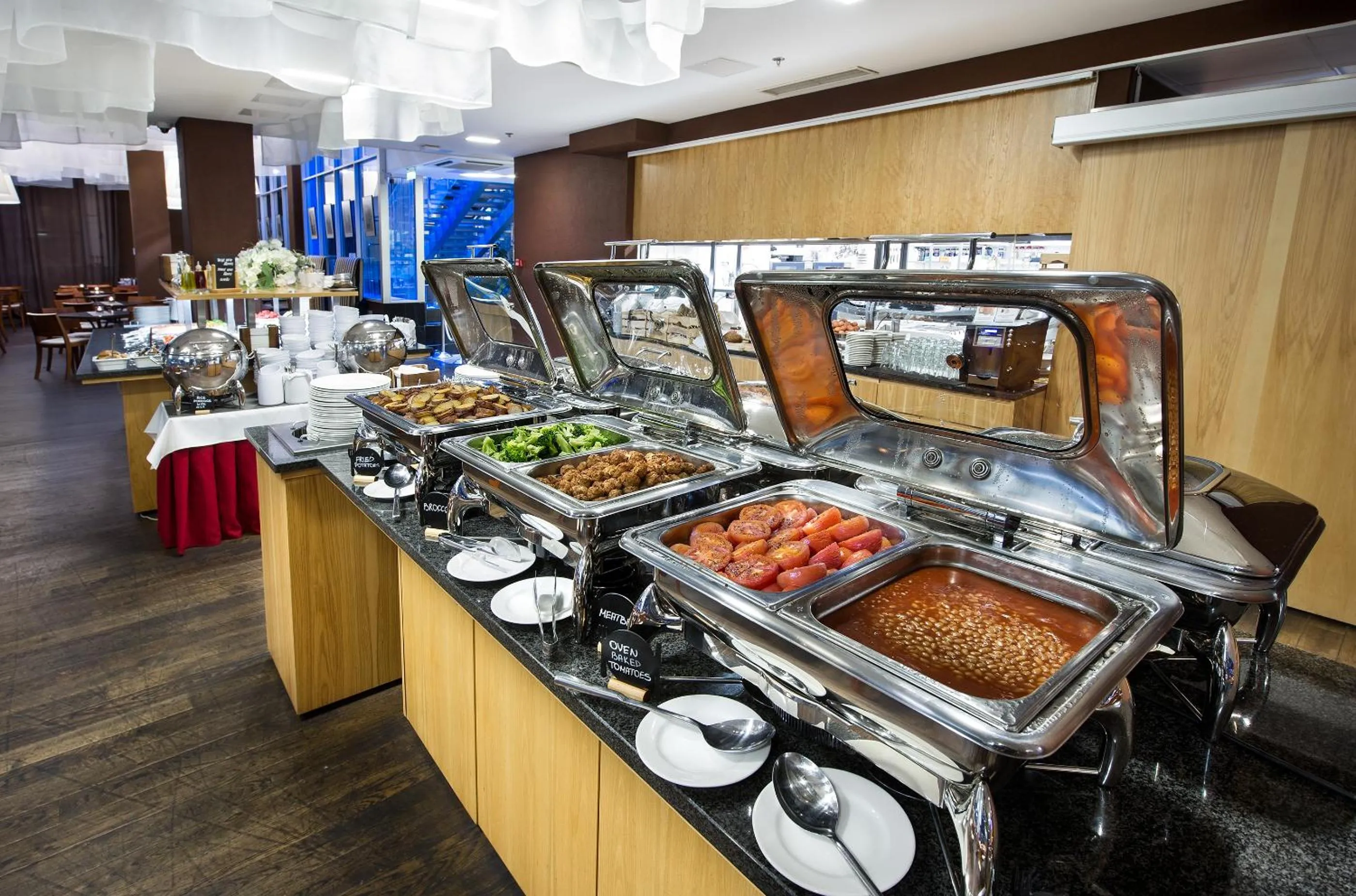 Buffet breakfast in Hestia Hotel Europa