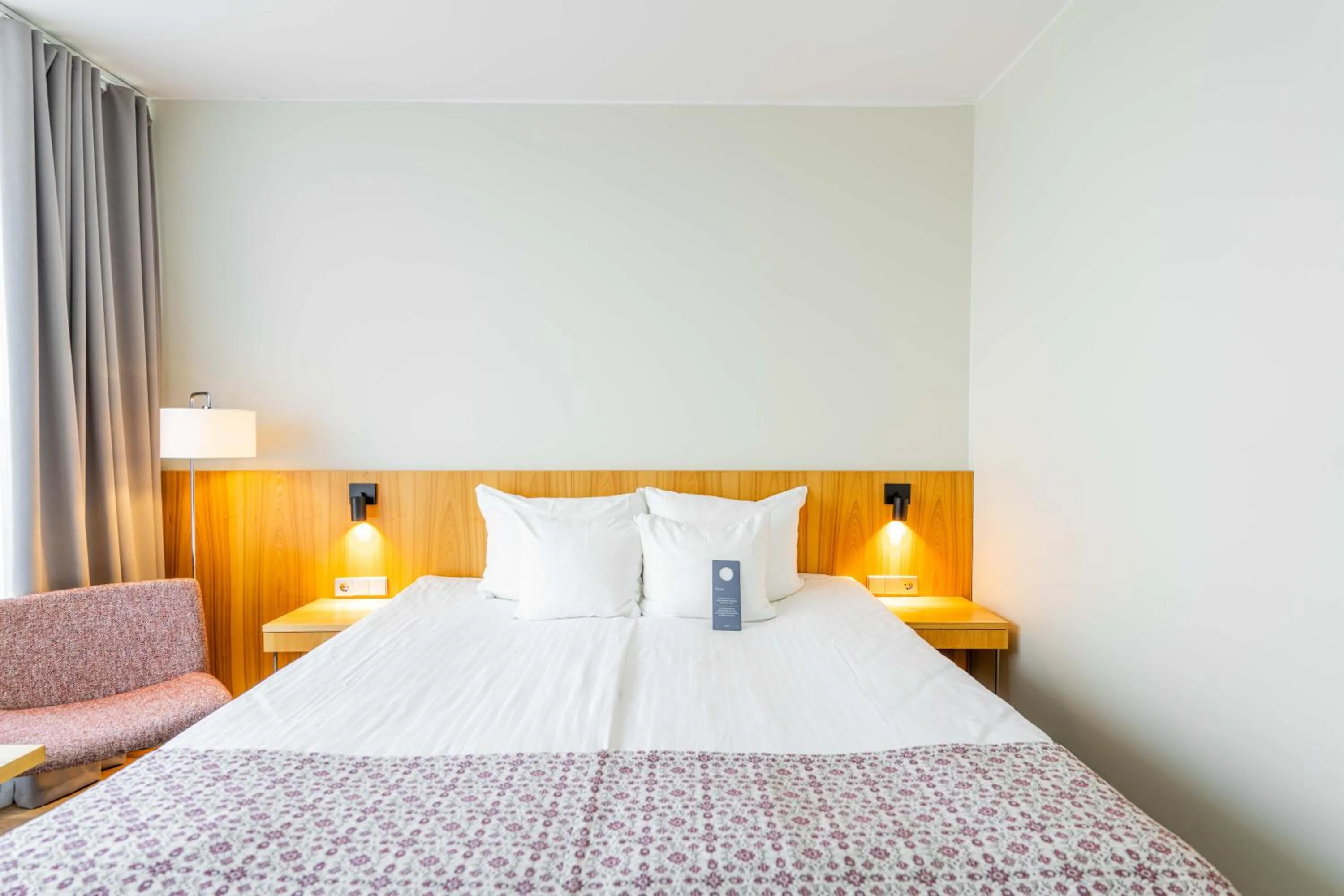 Bed in Hestia Hotel Europa