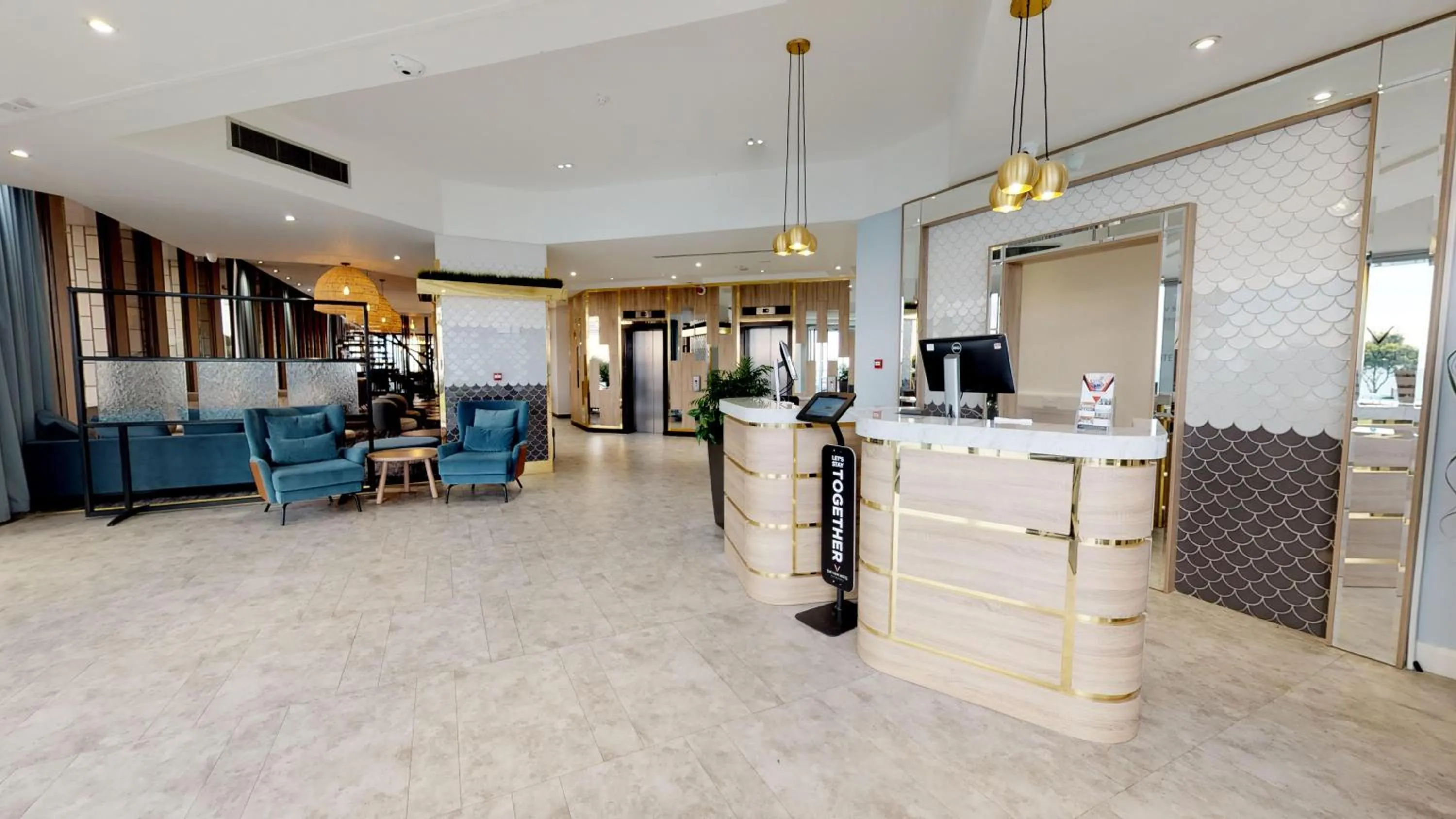 Lobby or reception in The View Hotel