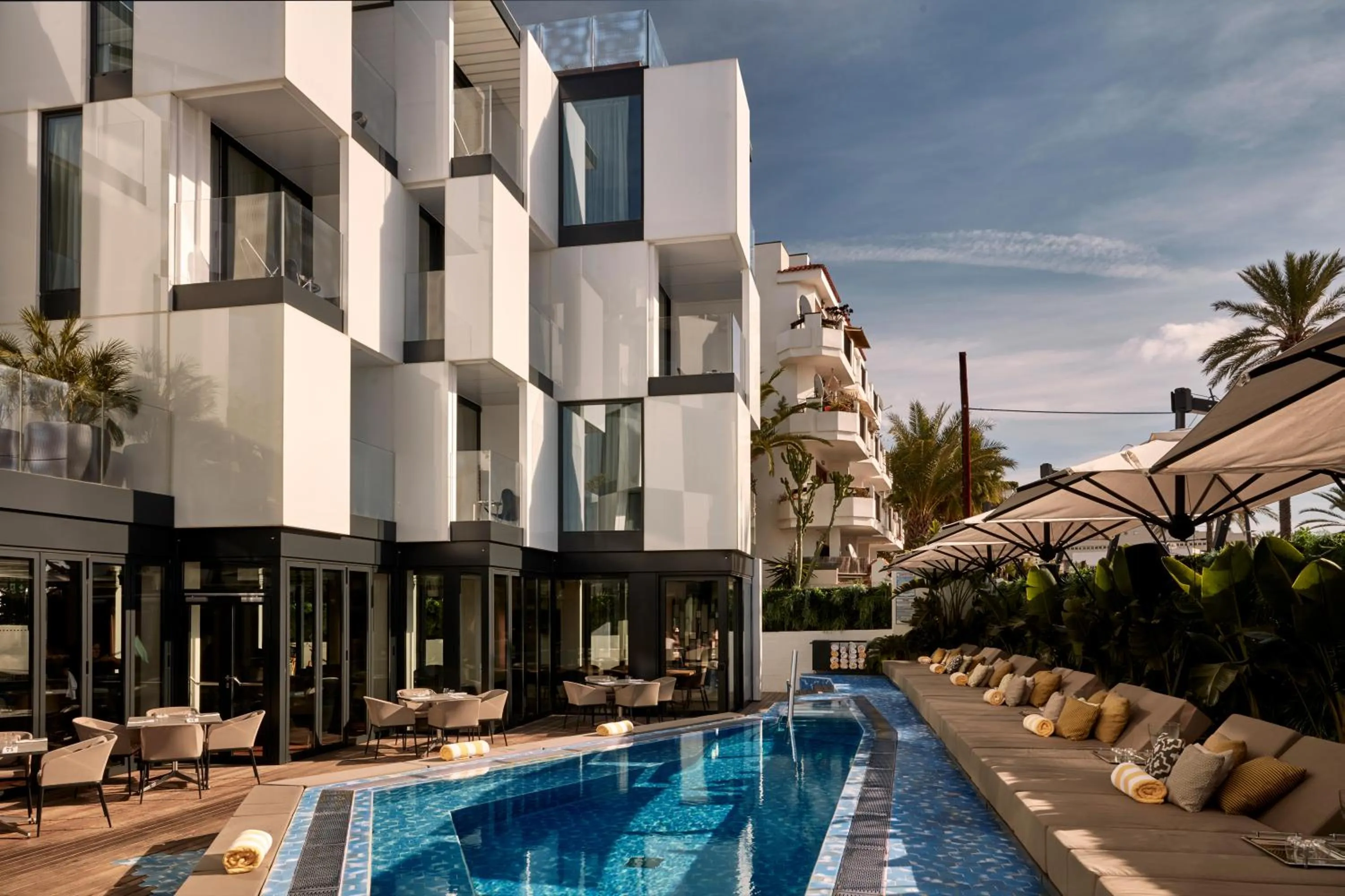 Swimming pool in Sir Joan Hotel, part of Sircle Collection