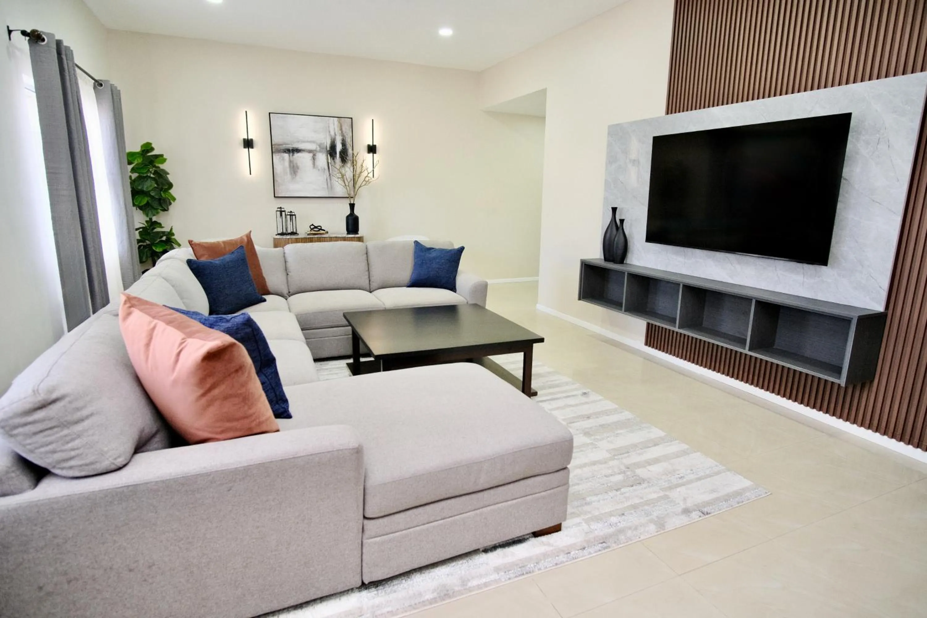 Living room in Rio Suites