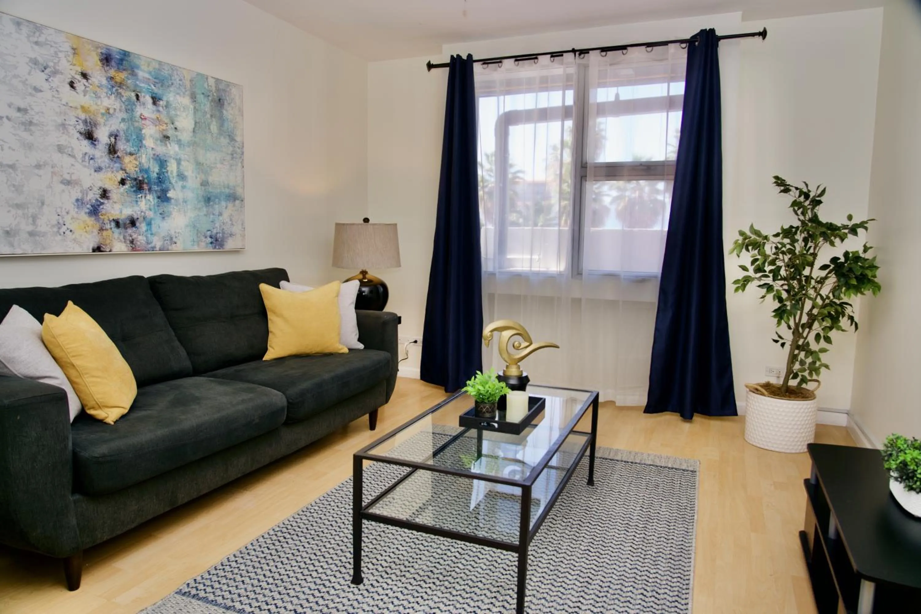 Living room in Rio Suites