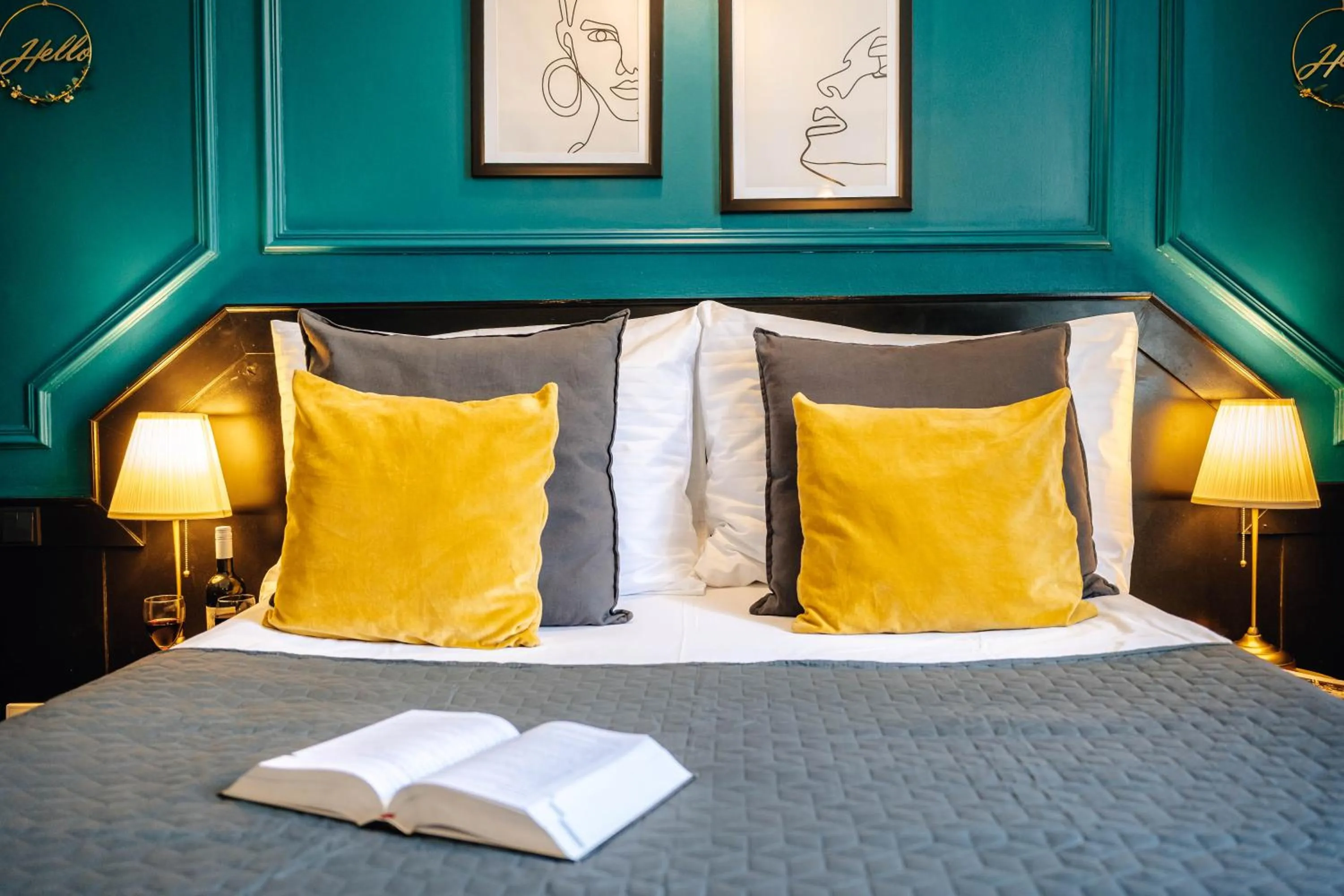 Bed in Hotel Praga 1885 by Wagnerstays