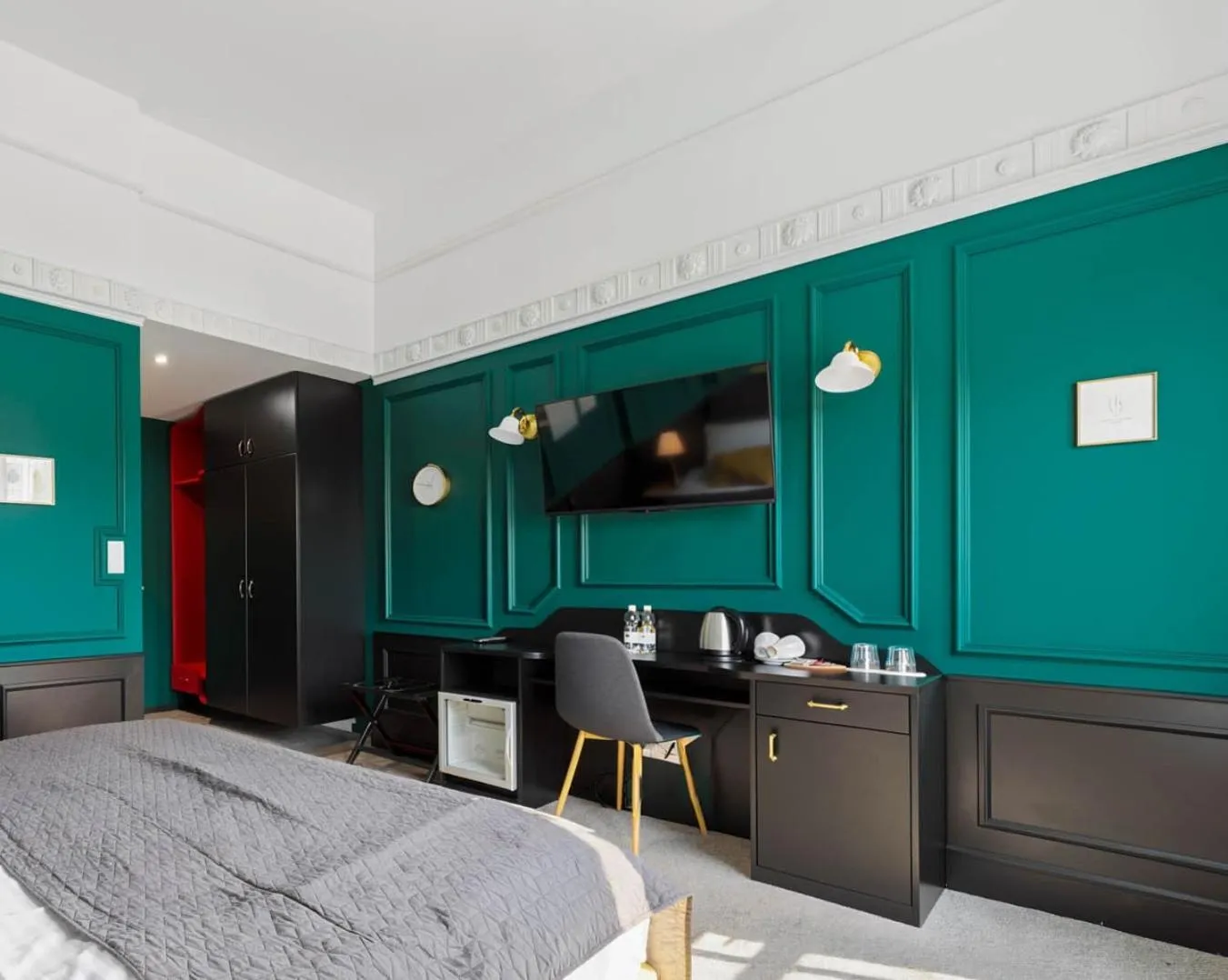 Bed in Hotel Praga 1885 by Wagnerstays