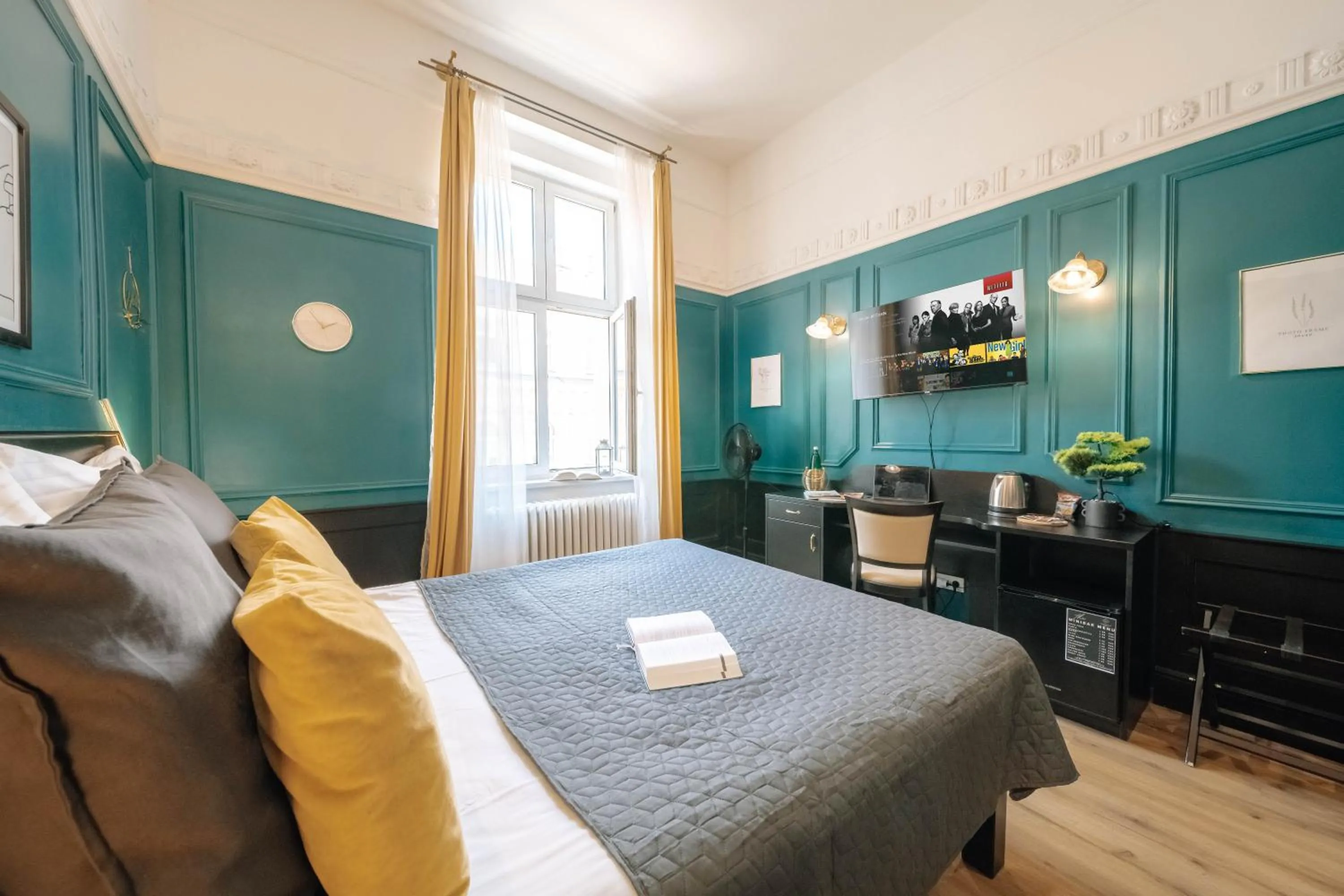 Bed in Hotel Praga 1885 by Wagnerstays