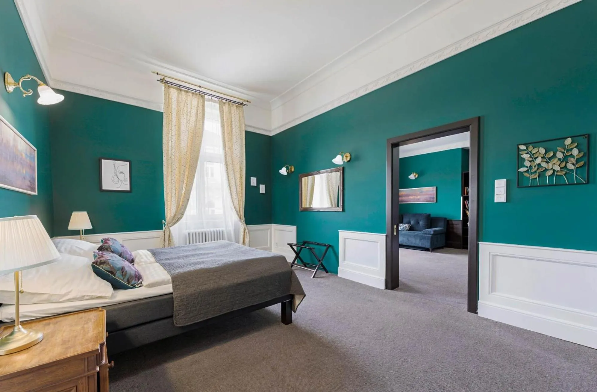 Bed in Hotel Praga 1885 by Wagnerstays