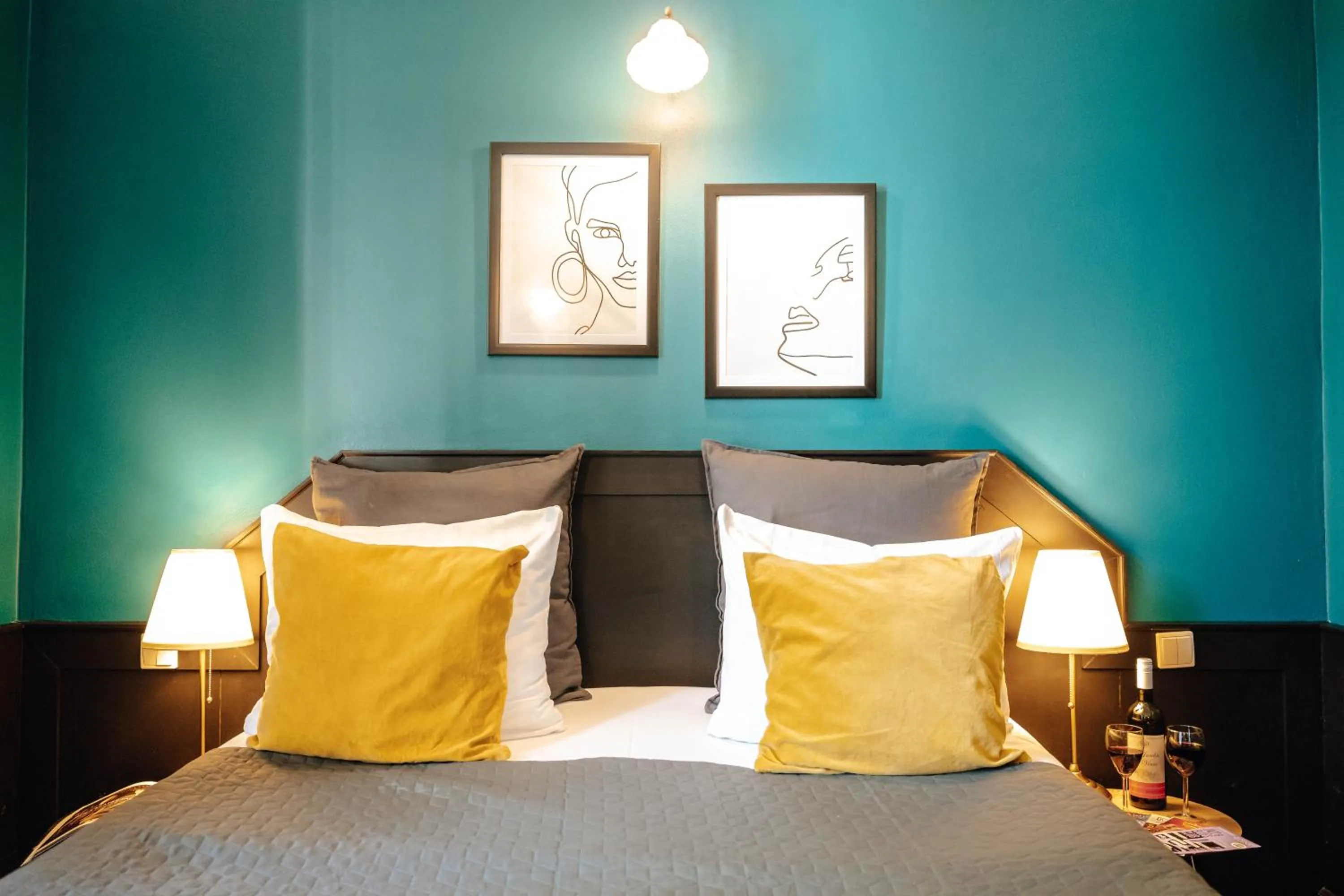 Bed in Hotel Praga 1885 by Wagnerstays