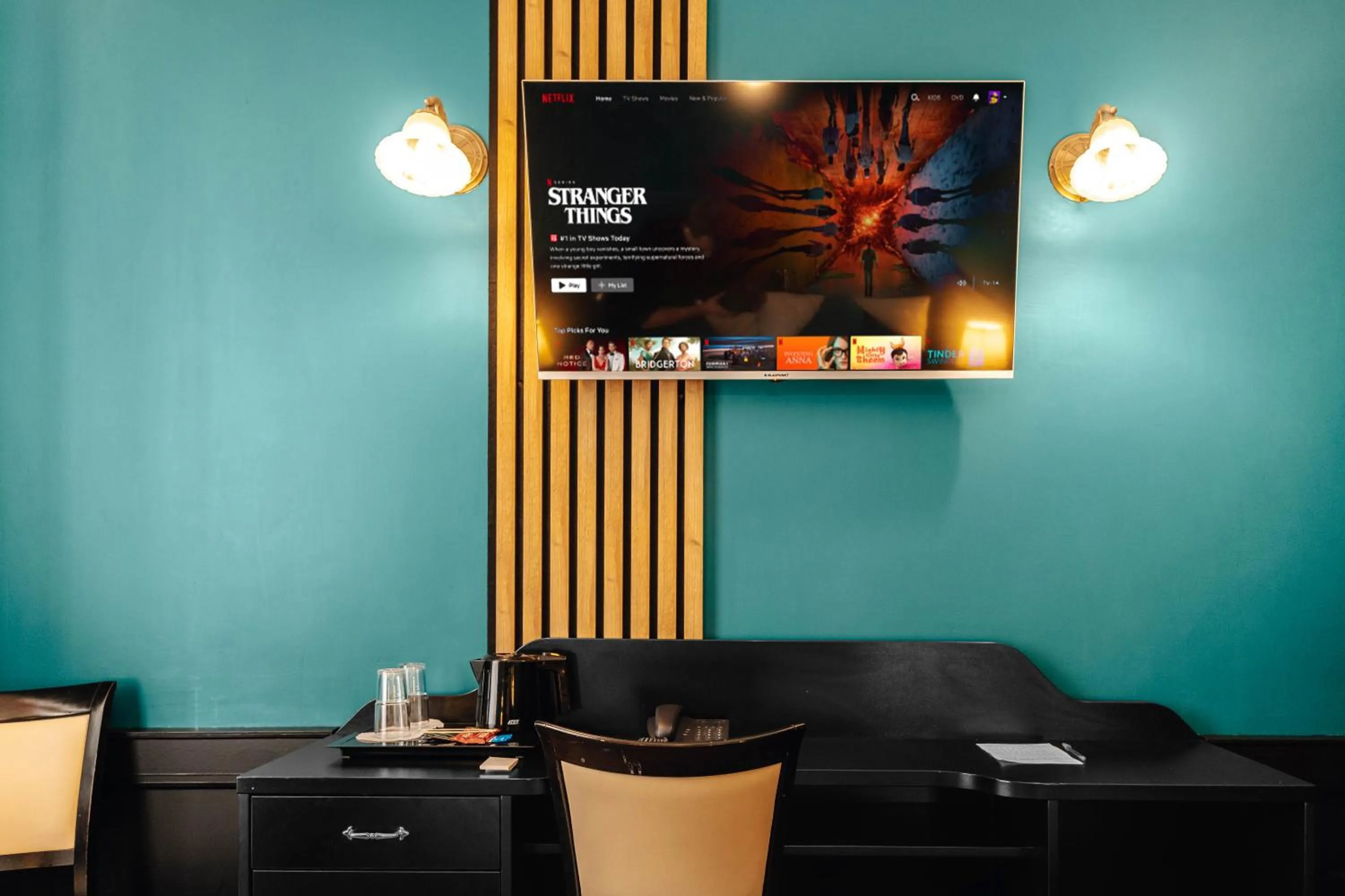 TV and multimedia in Hotel Praga 1885 by Wagnerstays