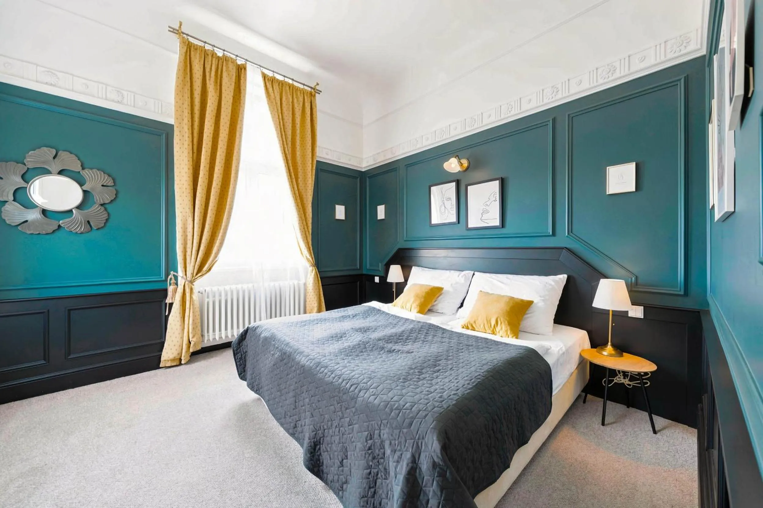 Bed in Hotel Praga 1885 by Wagnerstays