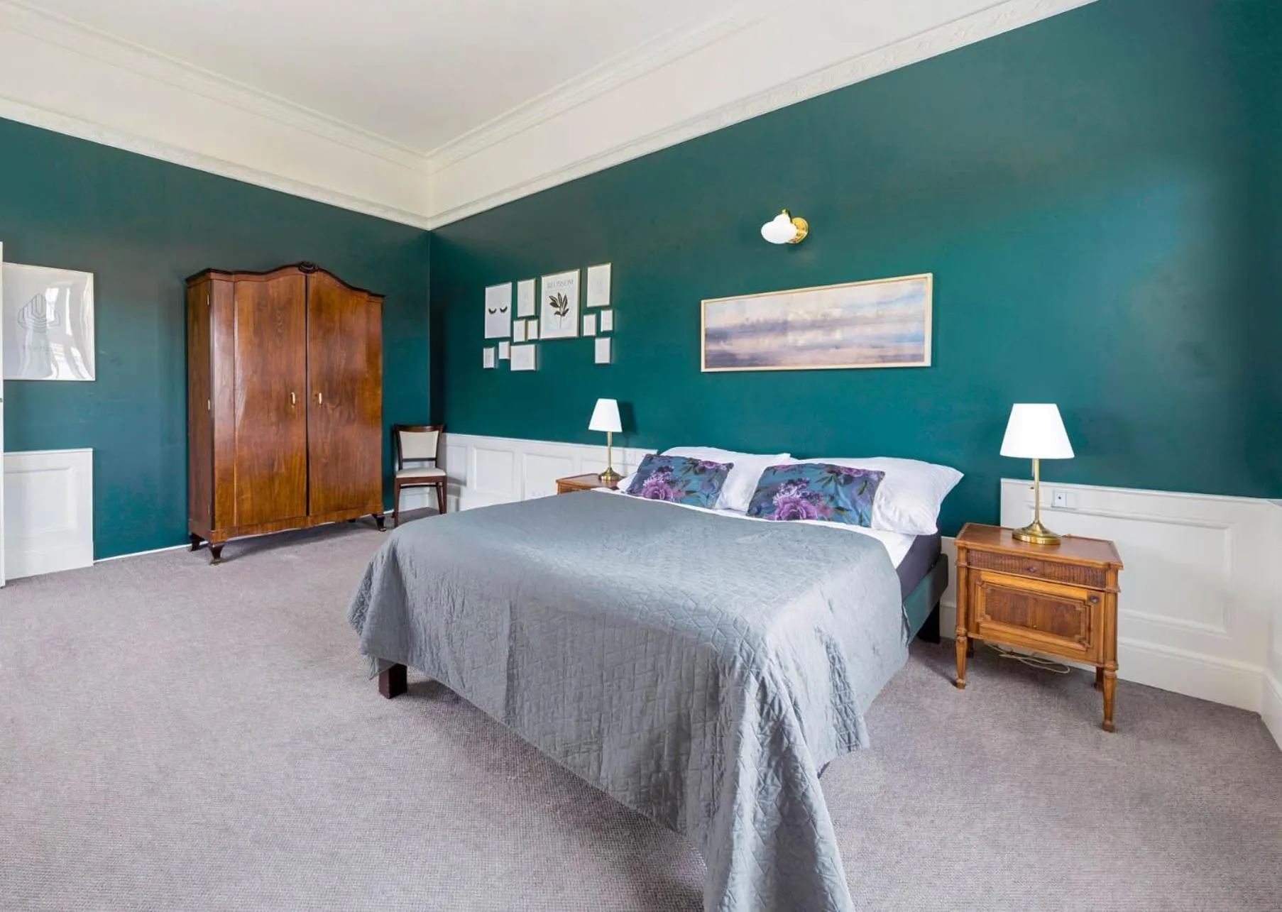 Bed in Hotel Praga 1885 by Wagnerstays