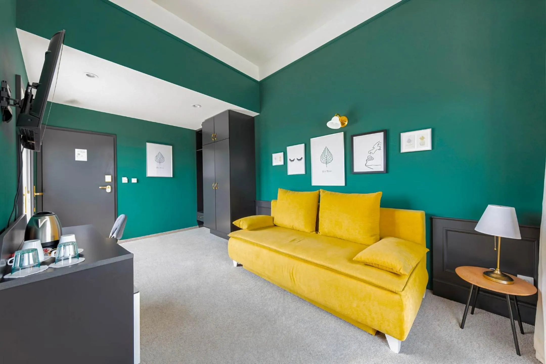 Seating area in Hotel Praga 1885 by Wagnerstays