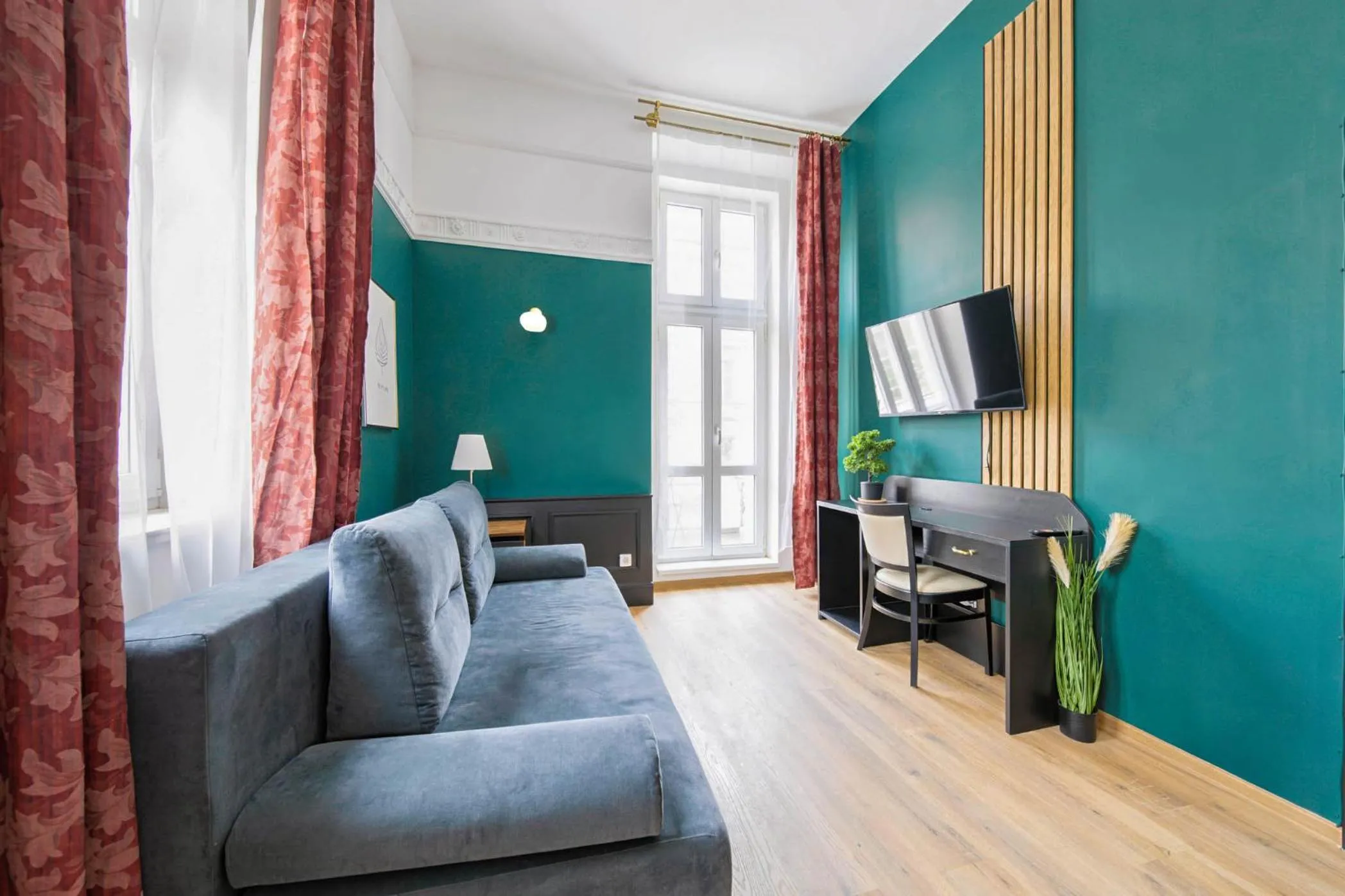 TV and multimedia in Hotel Praga 1885 by Wagnerstays