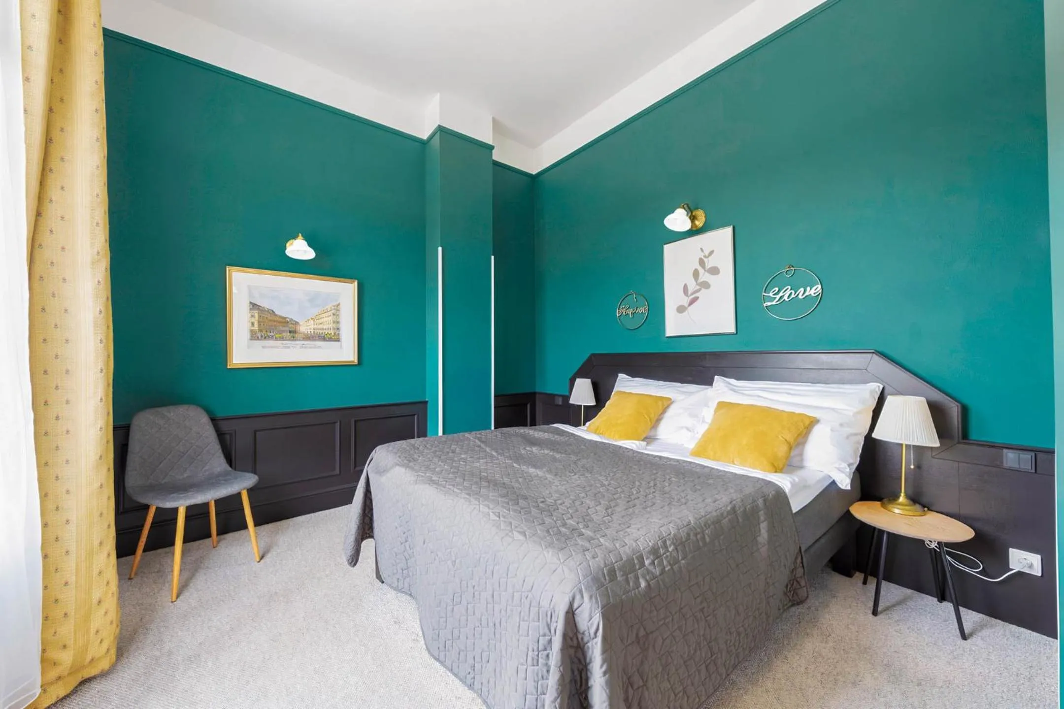 Bed in Hotel Praga 1885 by Wagnerstays