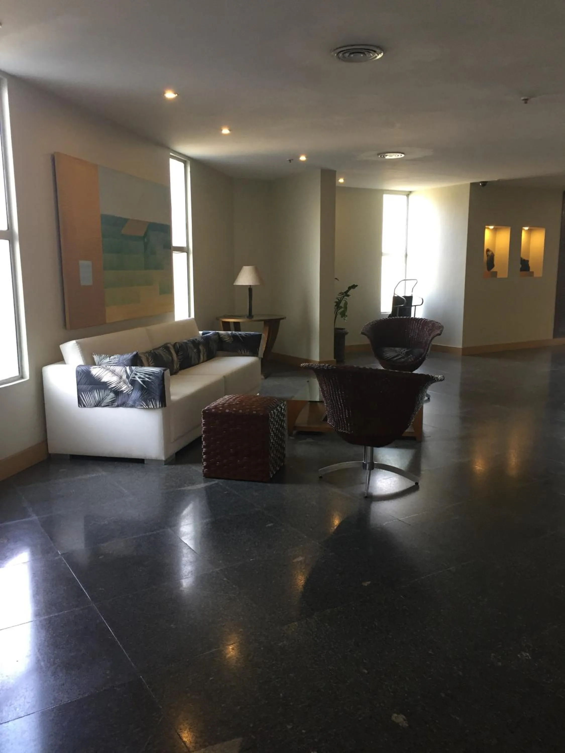 Lobby or reception in Apartamento na Praia da Barra