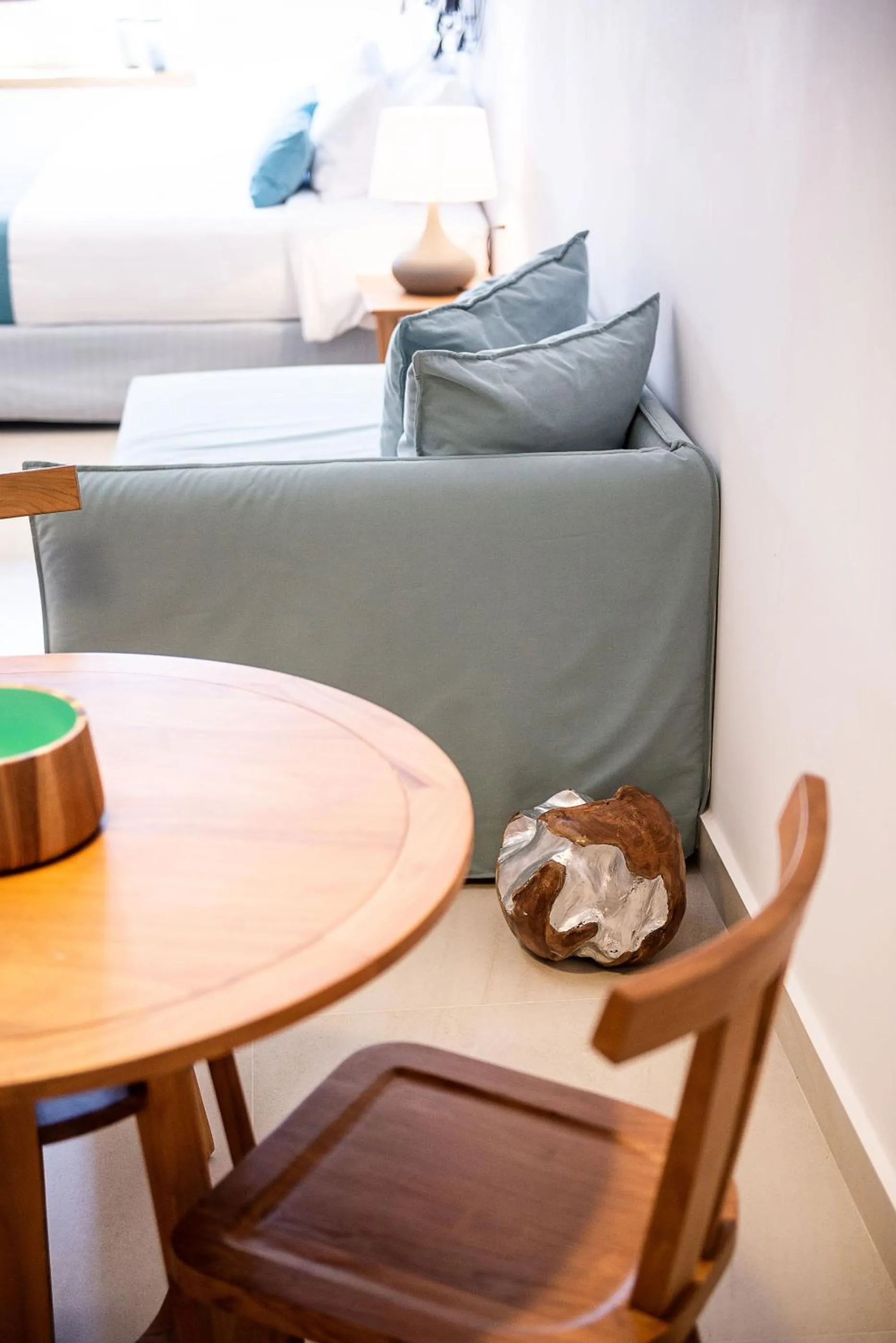 Dining area in Avra Apartments Venetian Harbour