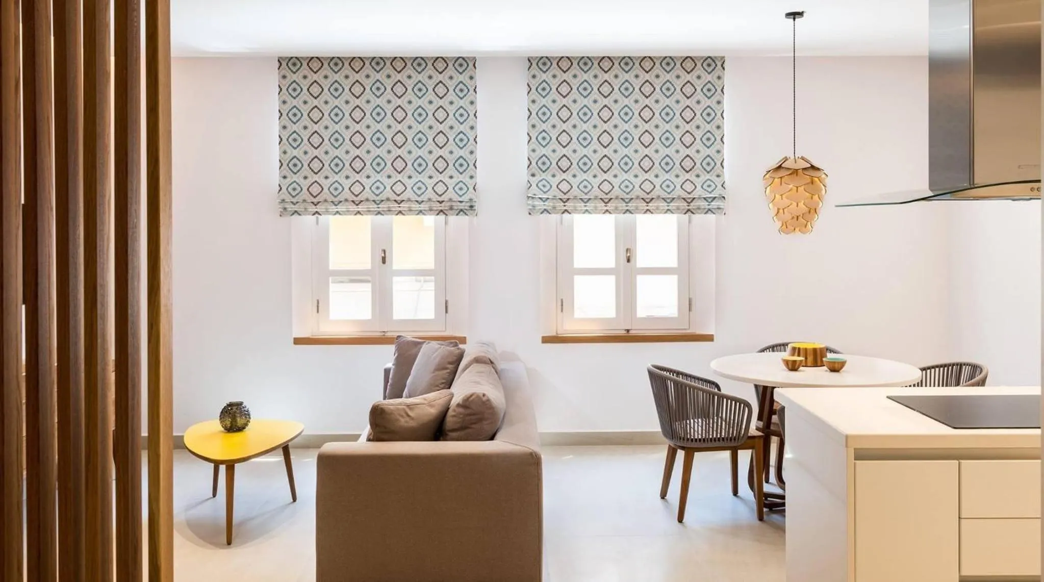 Seating area in Avra Apartments Venetian Harbour