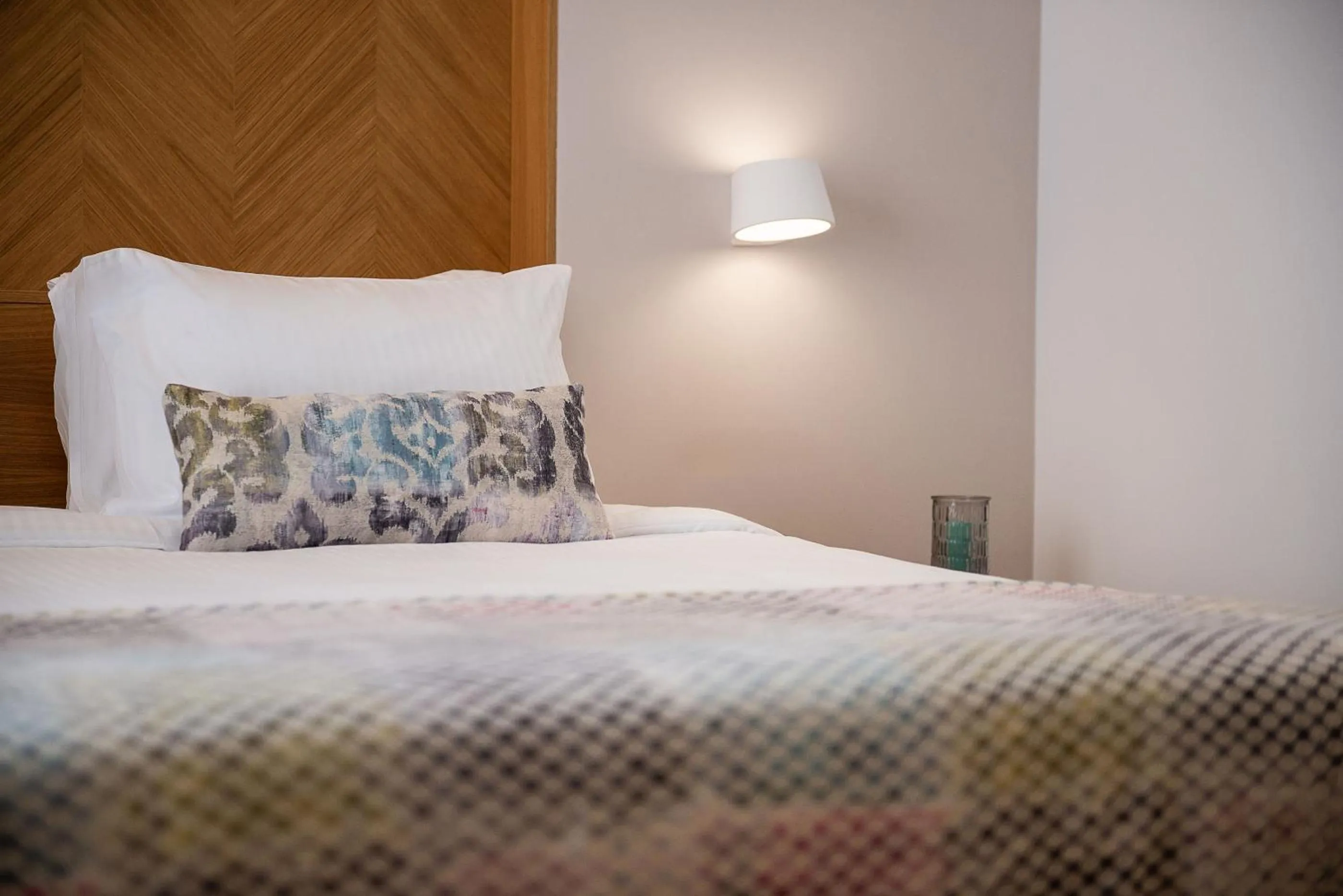 Bed in Avra Apartments Venetian Harbour