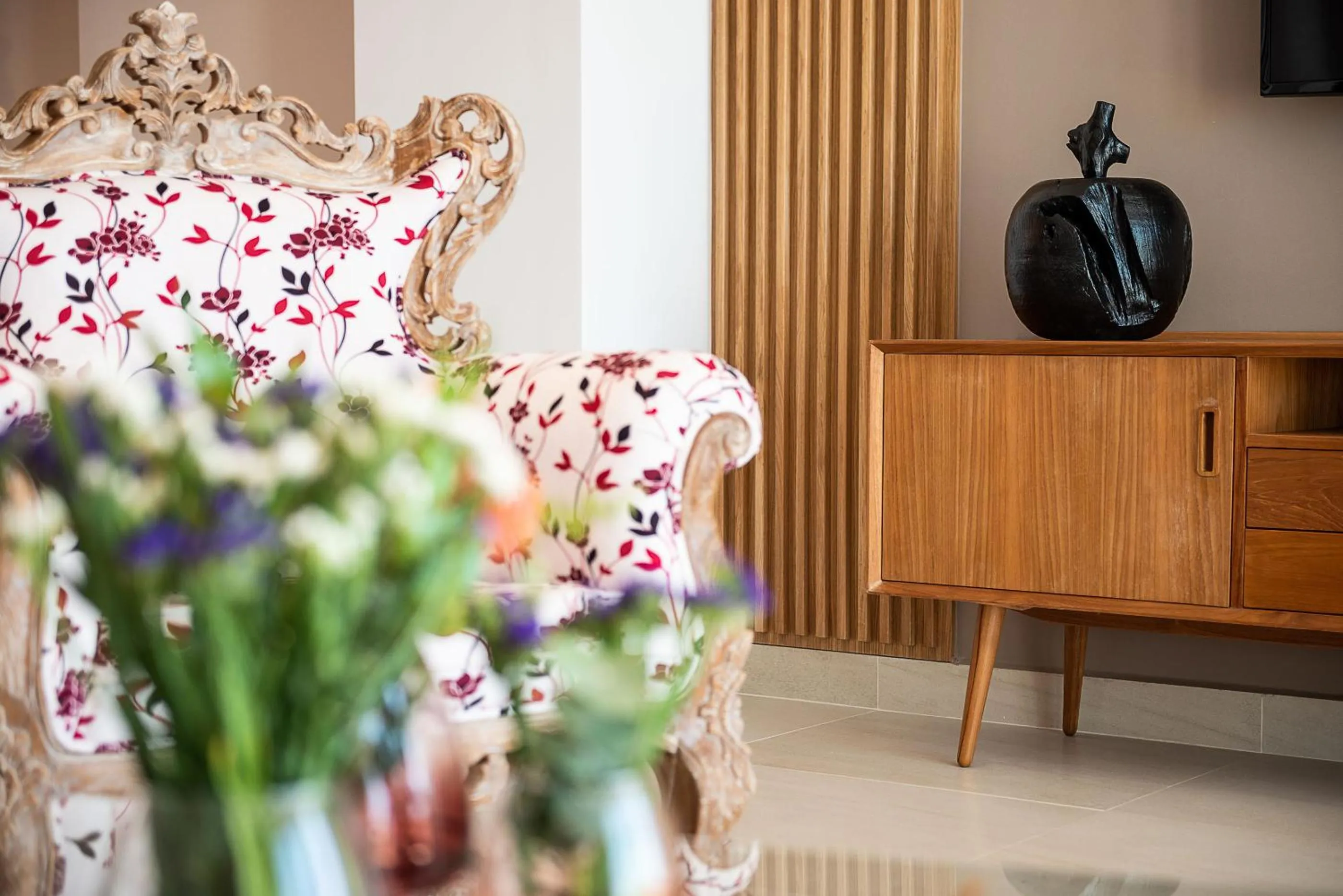 Living room in Avra Apartments Venetian Harbour