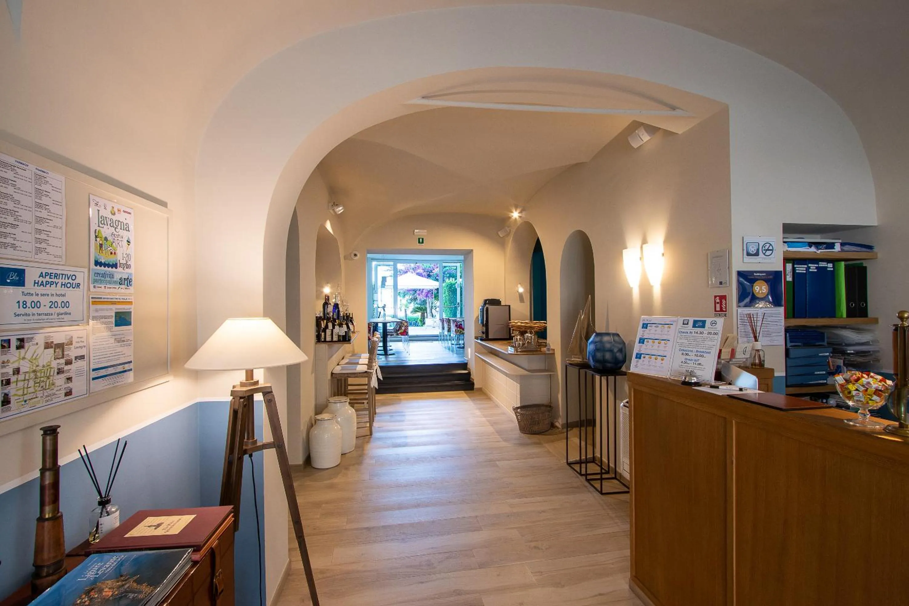 Lobby or reception in Blu Hotel