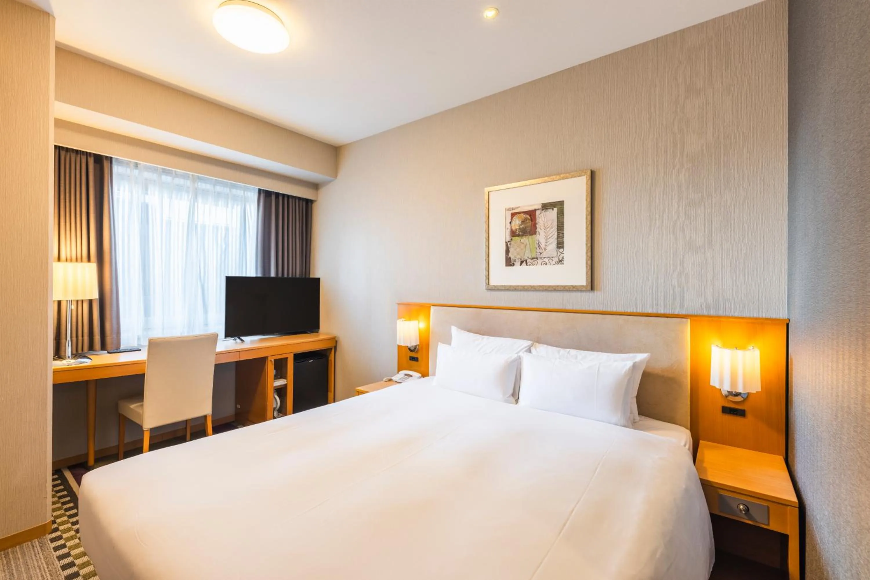 Bed in Hotel Sunroute Plaza Shinjuku