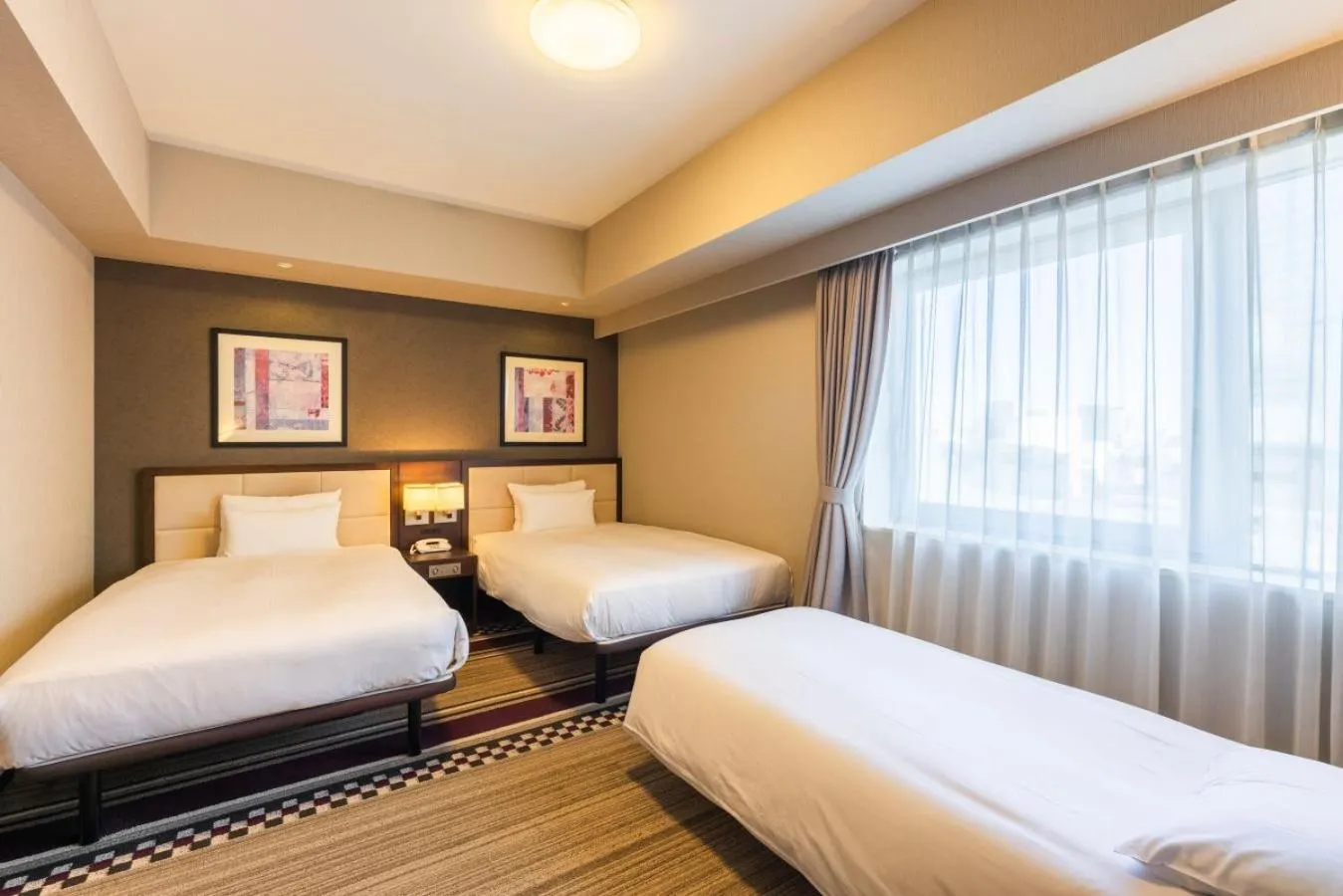 Bed in Hotel Sunroute Plaza Shinjuku