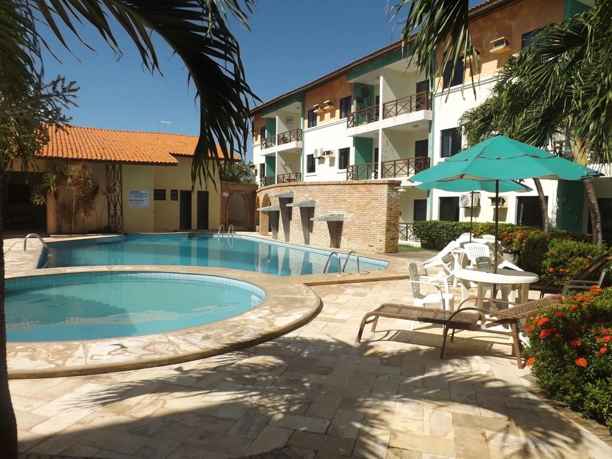 Pool view in CONDOMÍNIO VILA DO MAR aptos 201C e 211B