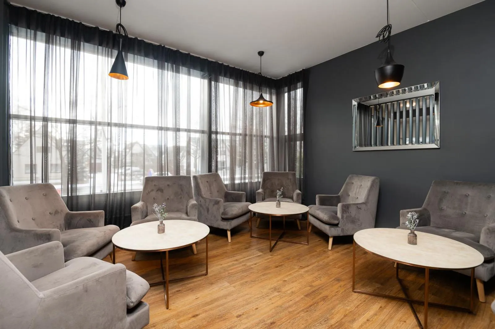 Lobby or reception in Hotel Tammsaare Full Automated Hotel