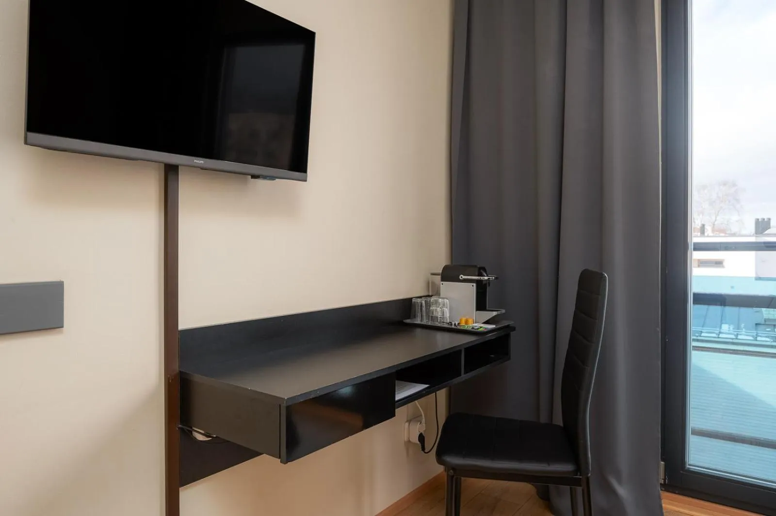 TV and multimedia in Hotel Tammsaare Full Automated Hotel