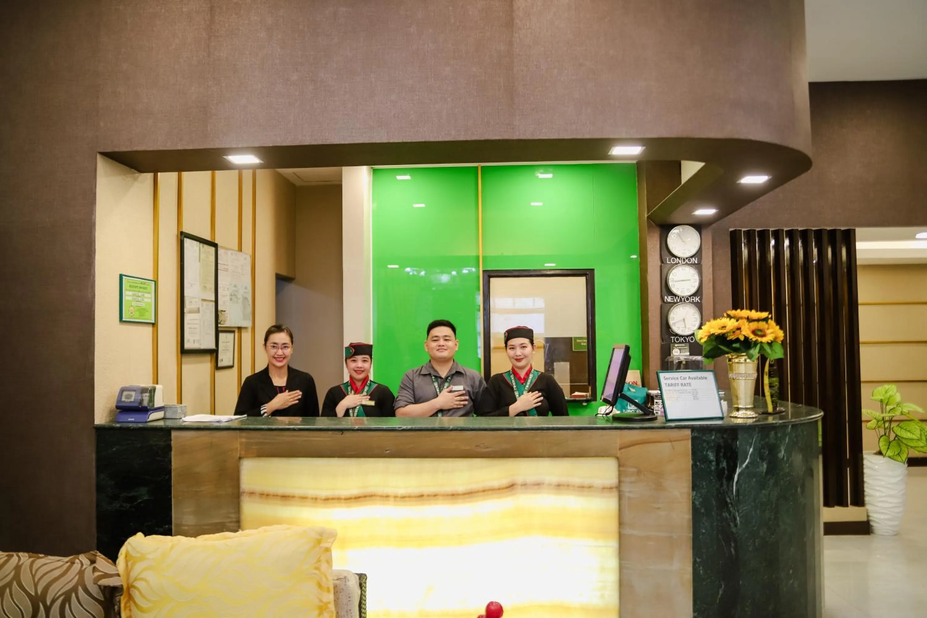 Lobby or reception in Eurotel Pedro Gil