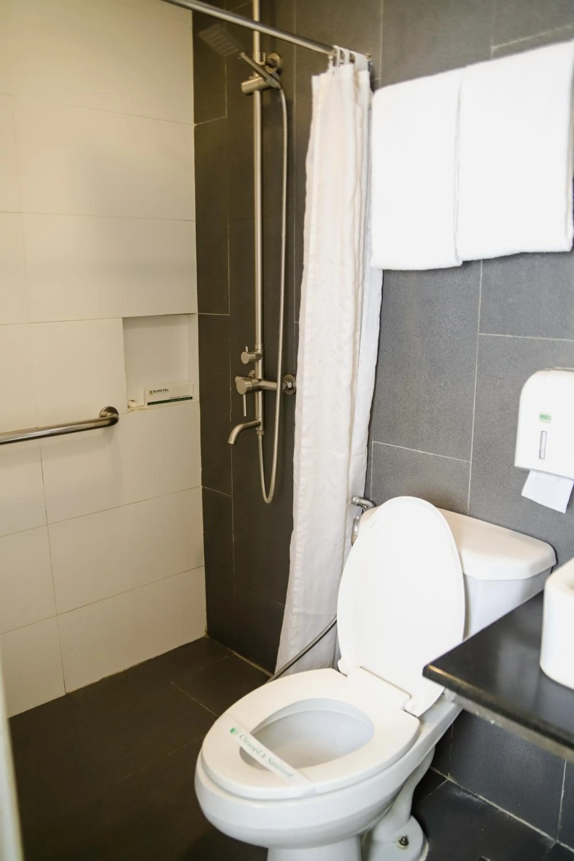 Bathroom in Eurotel Pedro Gil