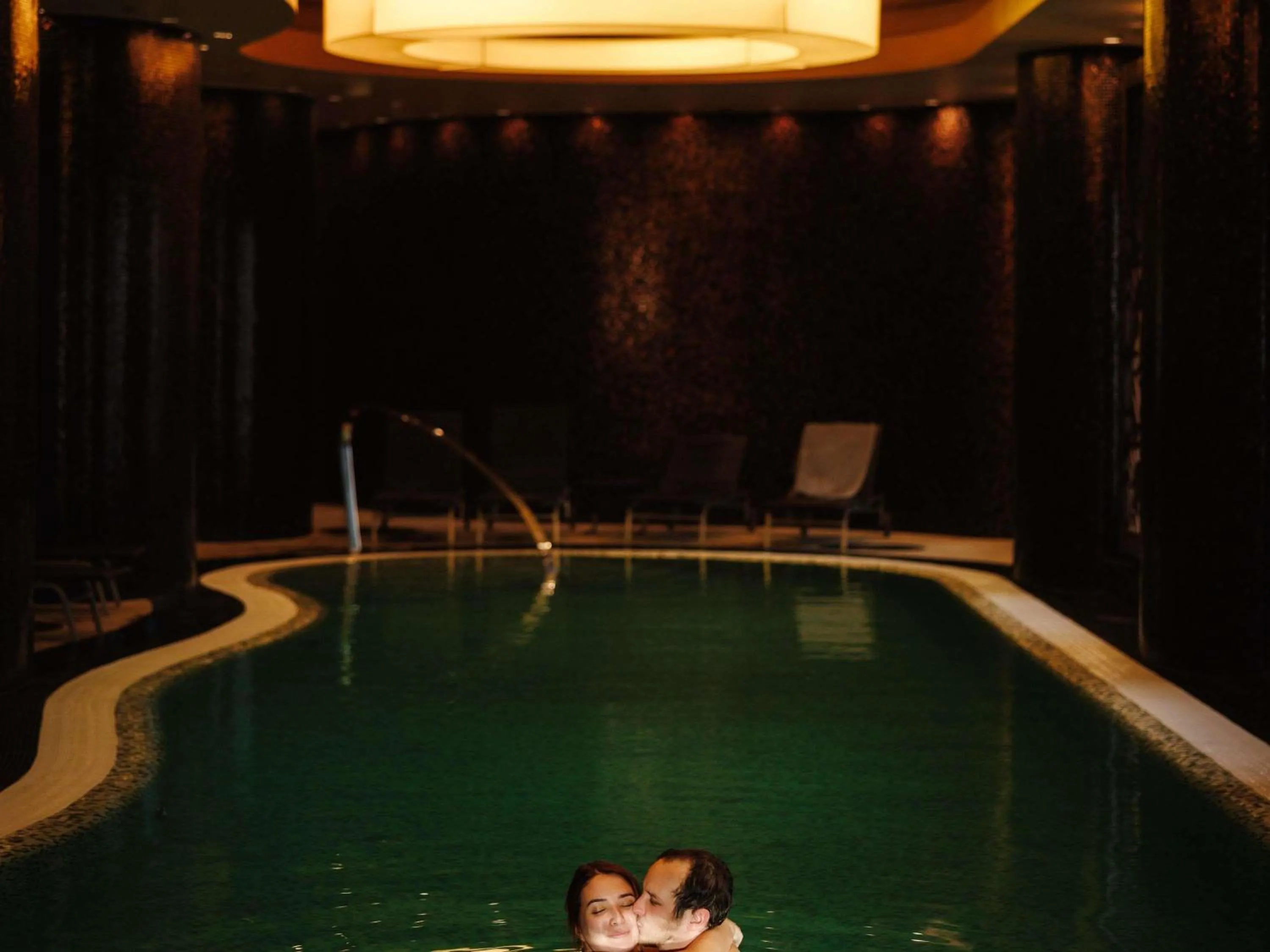 Pool view in Swissotel Tallinn