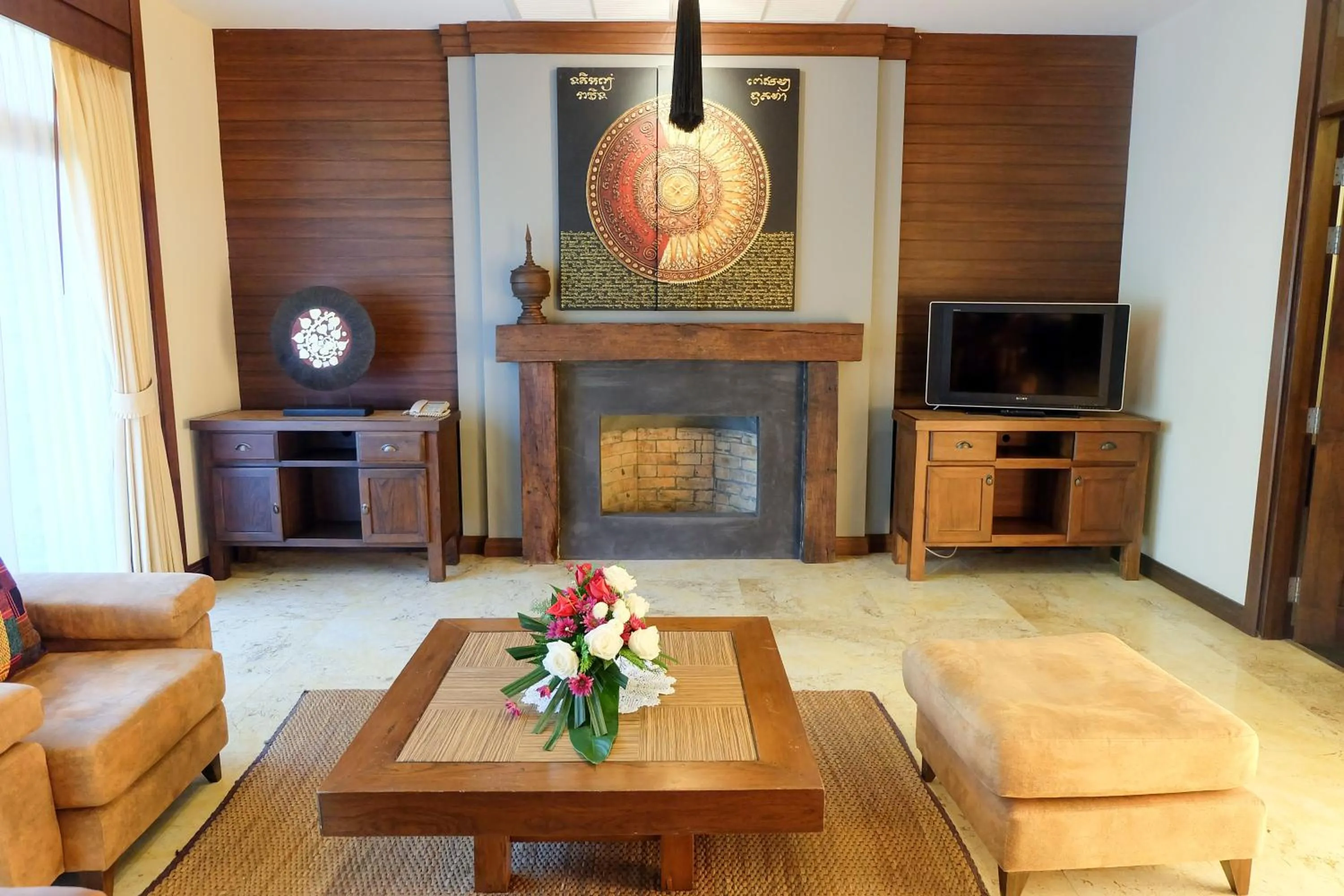 Living room in Sibsan Resort & Spa Maetaeng Chiang Mai