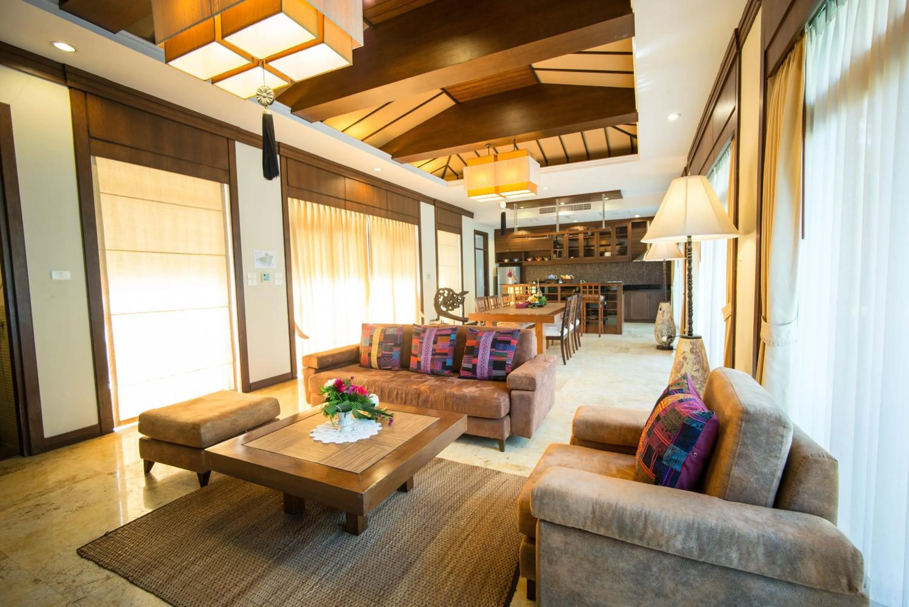 Living room in Sibsan Resort & Spa Maetaeng Chiang Mai