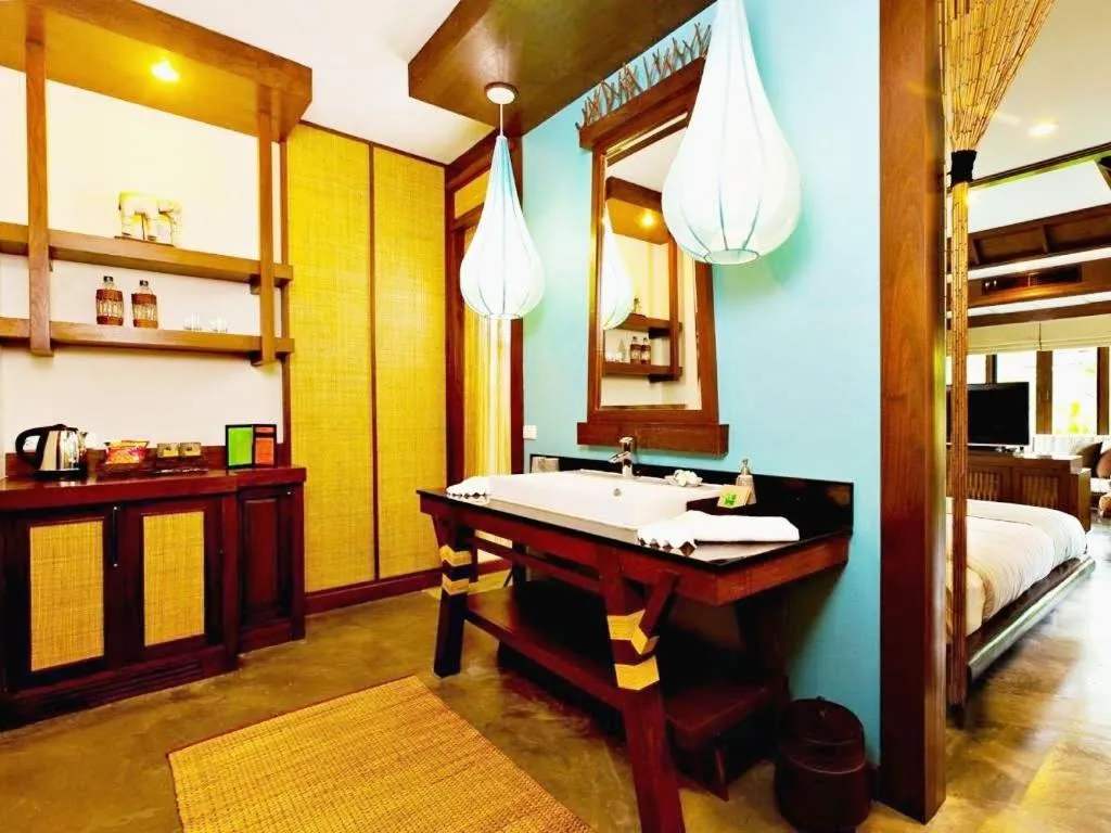 Bed in Sibsan Resort & Spa Maetaeng Chiang Mai