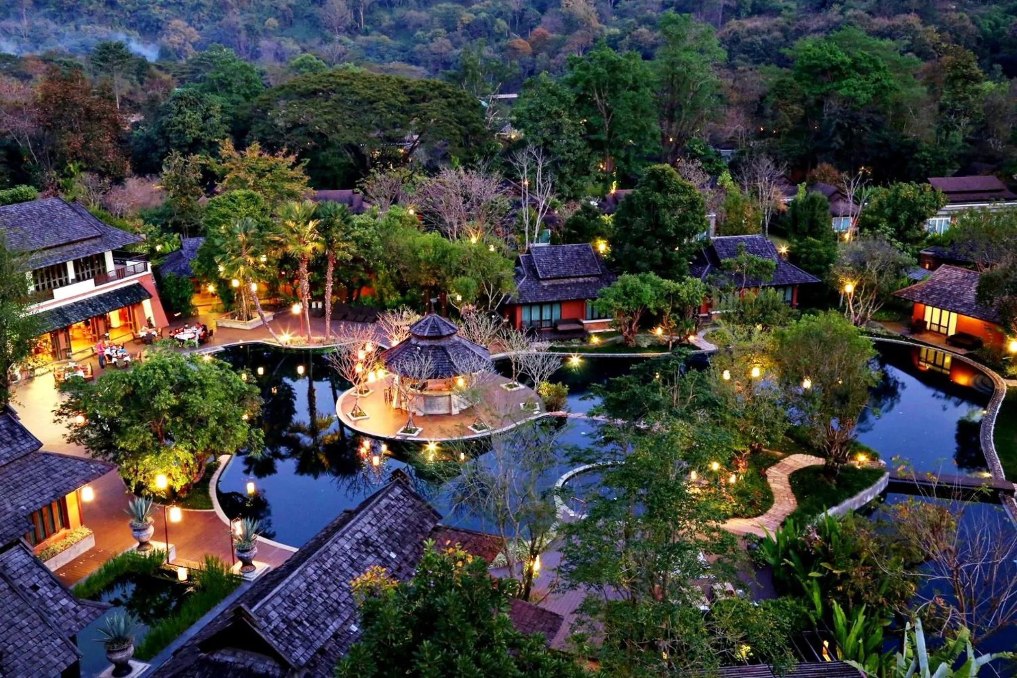 Property building in Sibsan Resort & Spa Maetaeng Chiang Mai