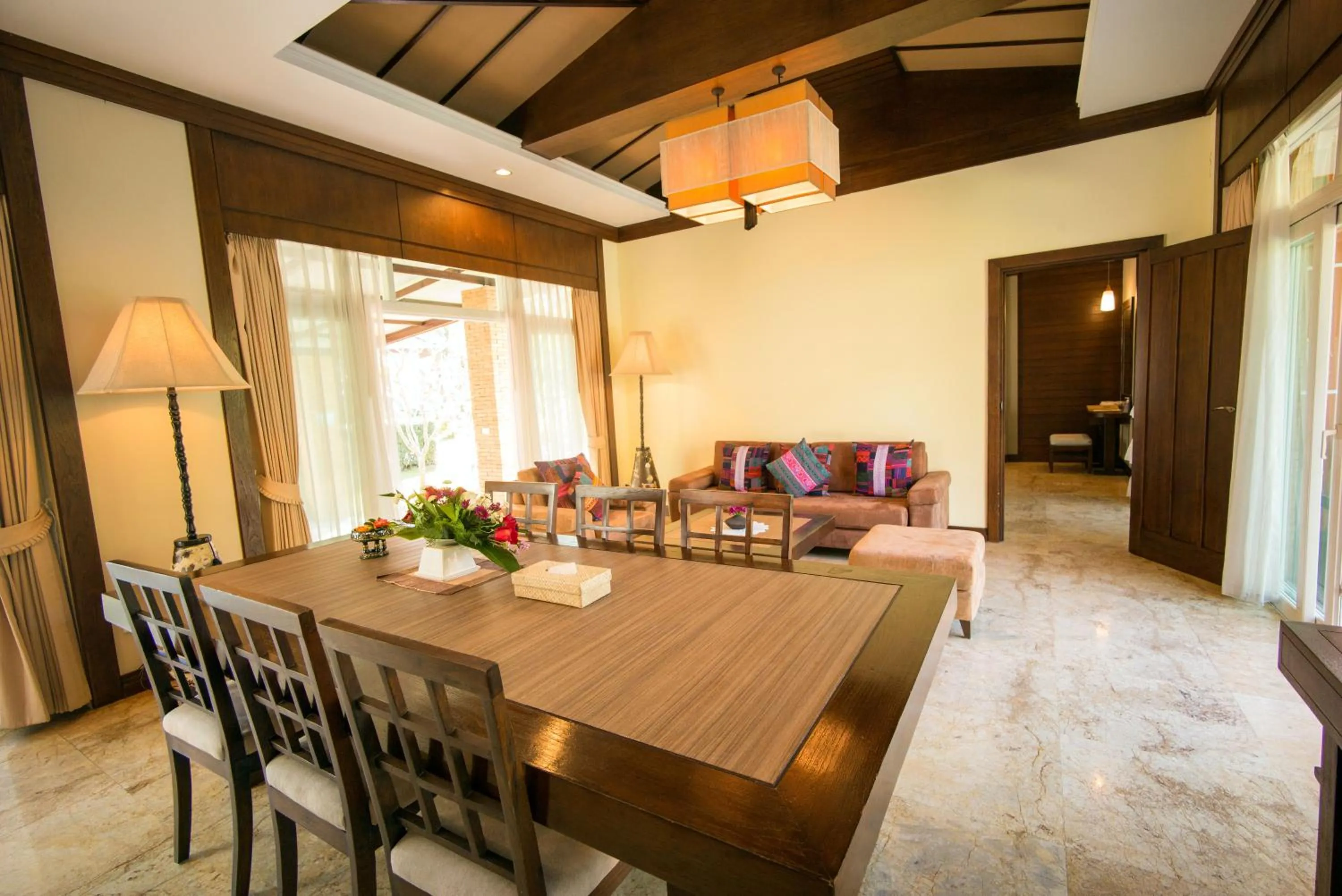 Living room in Sibsan Resort & Spa Maetaeng Chiang Mai