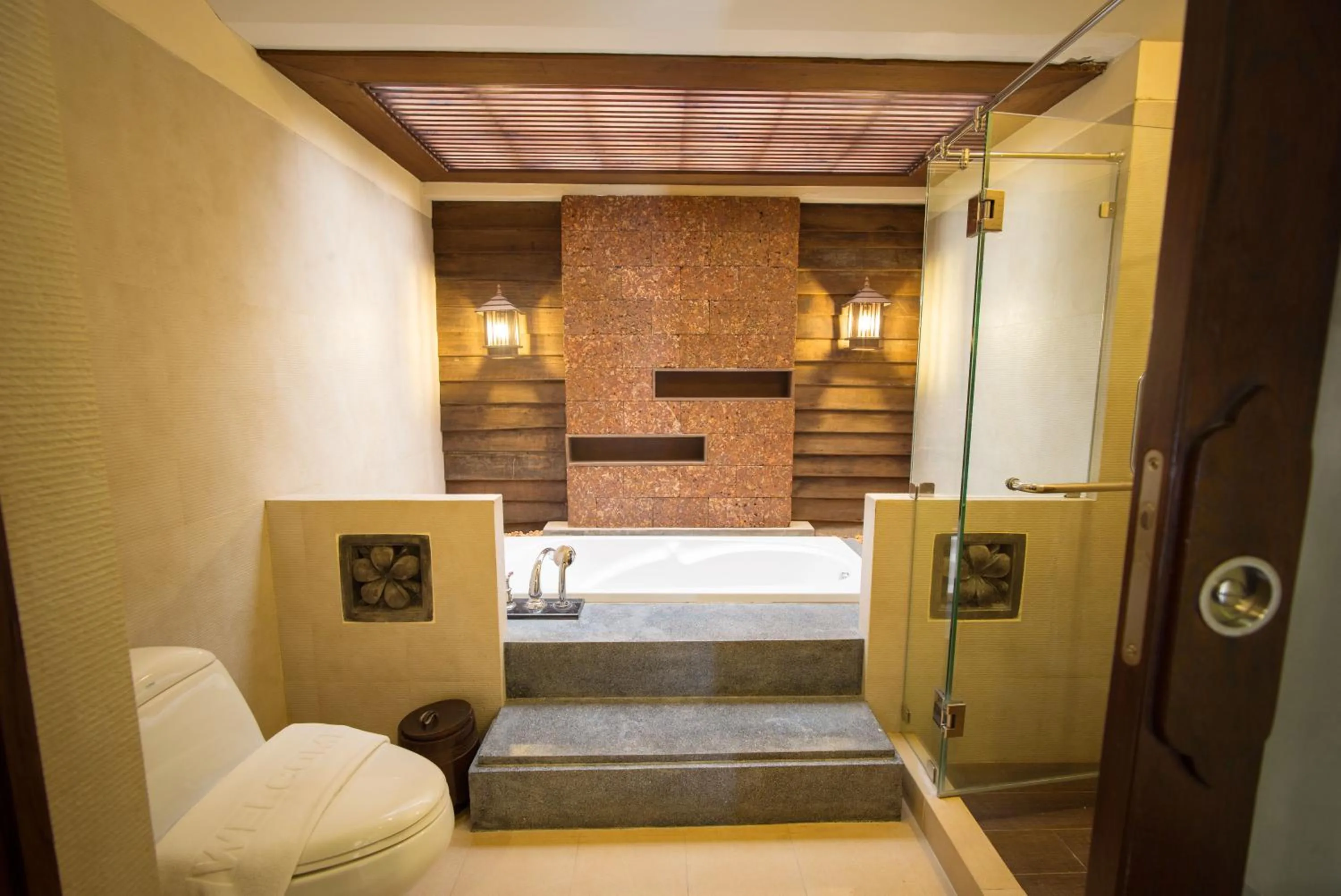 Bathroom in Sibsan Resort & Spa Maetaeng Chiang Mai