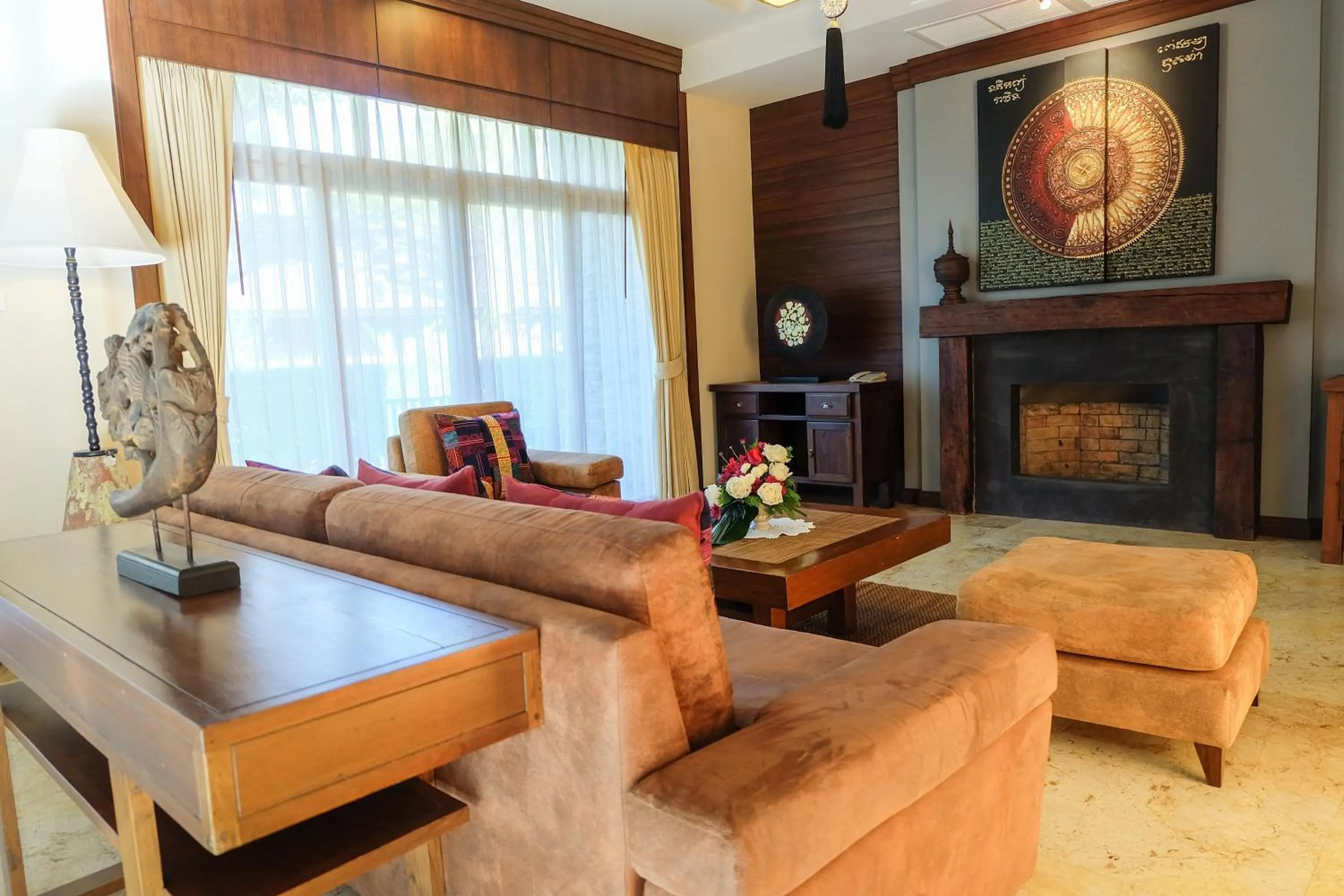 Living room in Sibsan Resort & Spa Maetaeng Chiang Mai