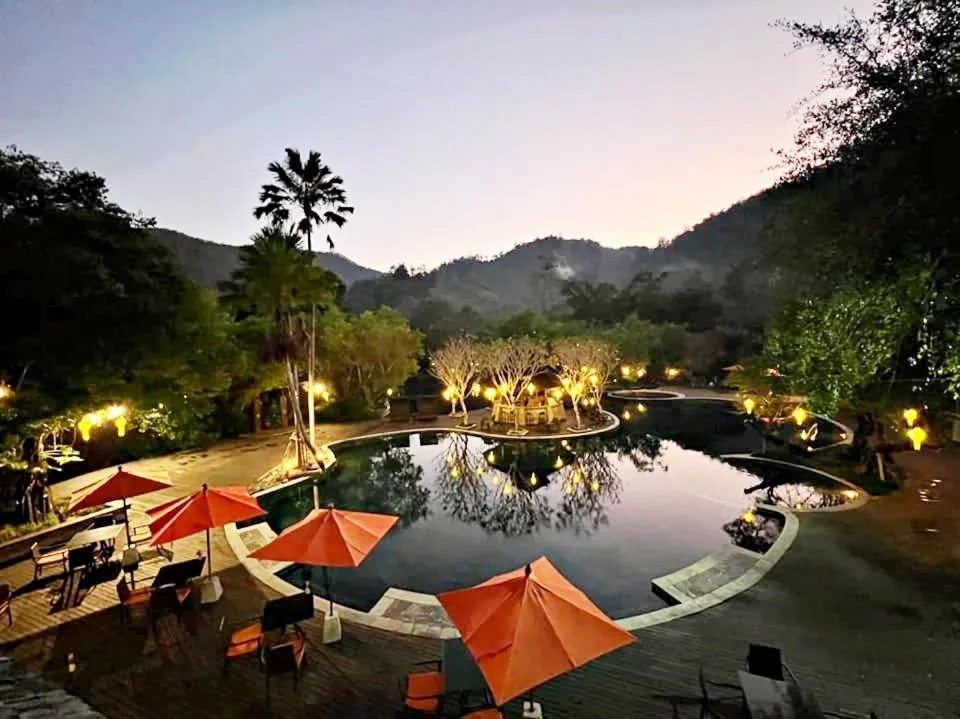 Swimming pool in Sibsan Resort & Spa Maetaeng Chiang Mai