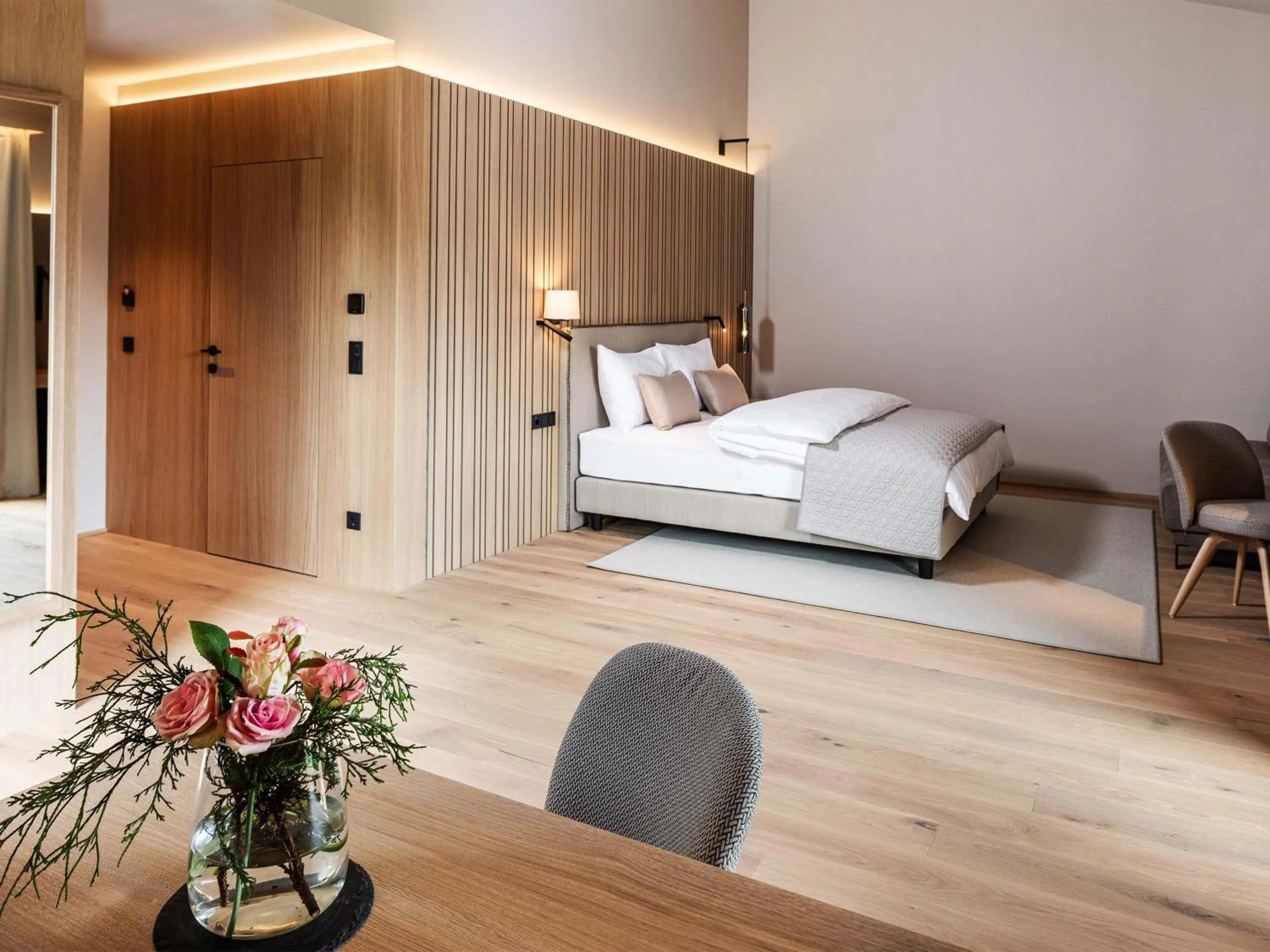 Photo of the whole room, Bed in Schlosshotel Mitterhart