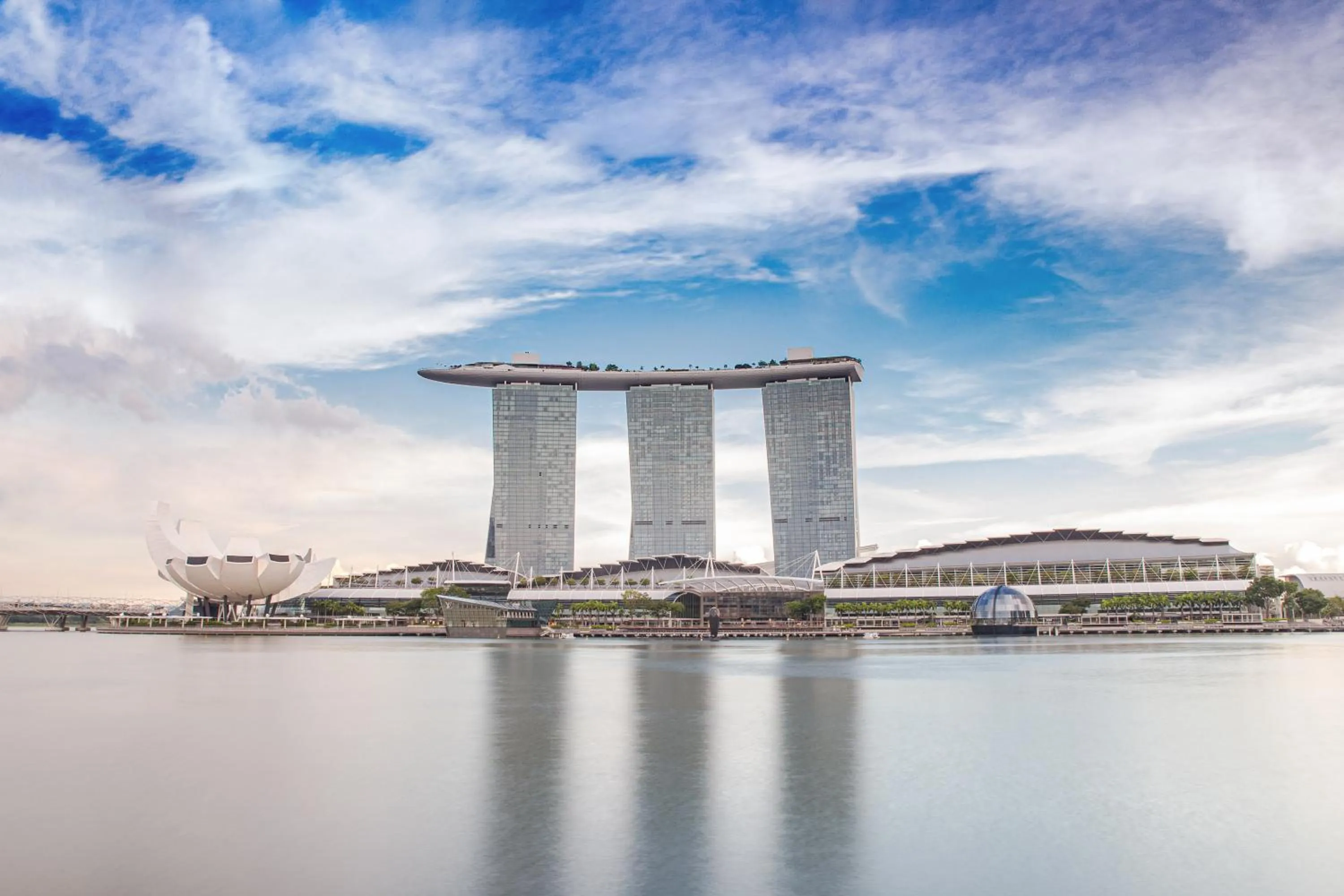 Property building in Marina Bay Sands