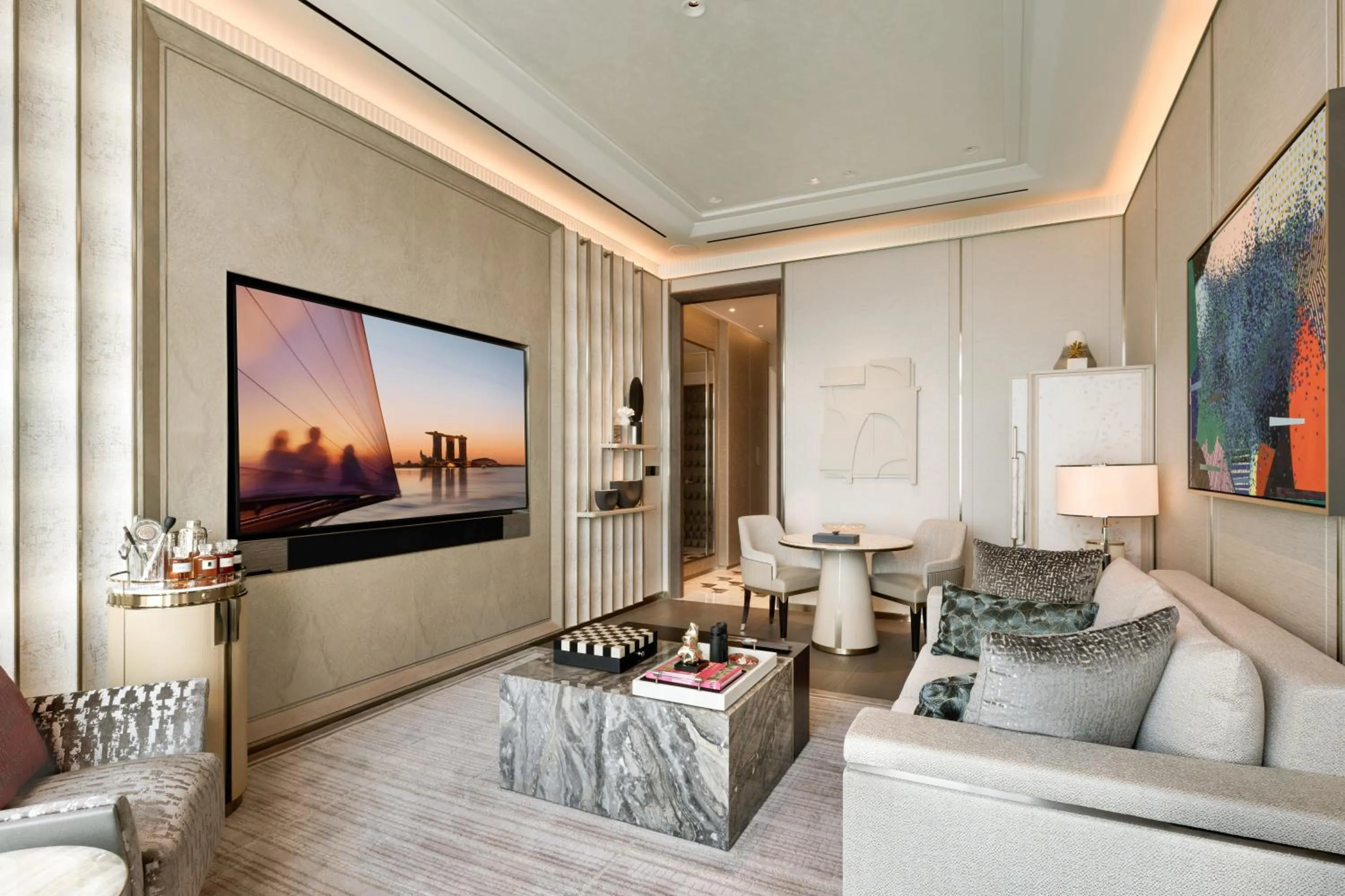 Living room in Marina Bay Sands