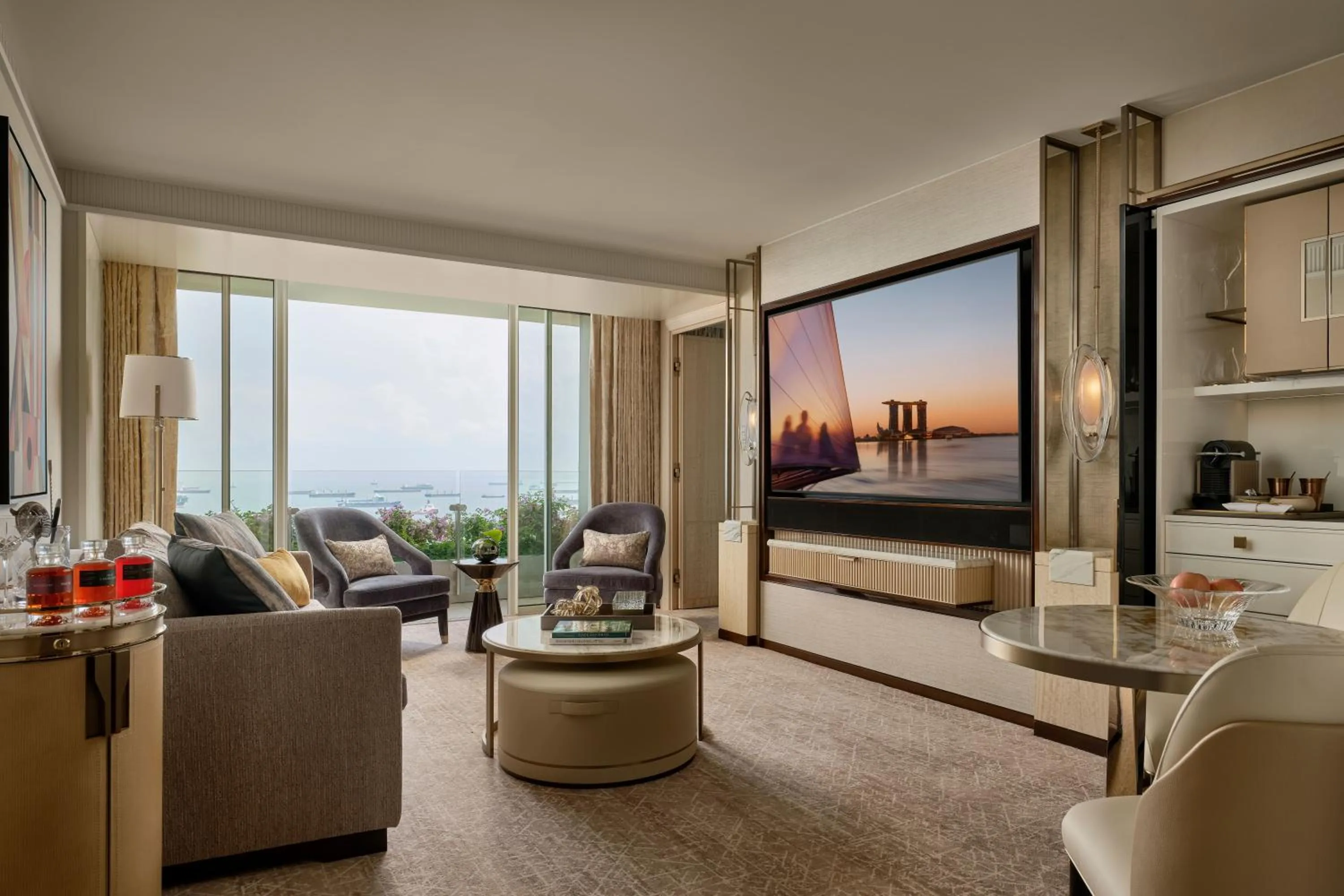 Living room in Marina Bay Sands