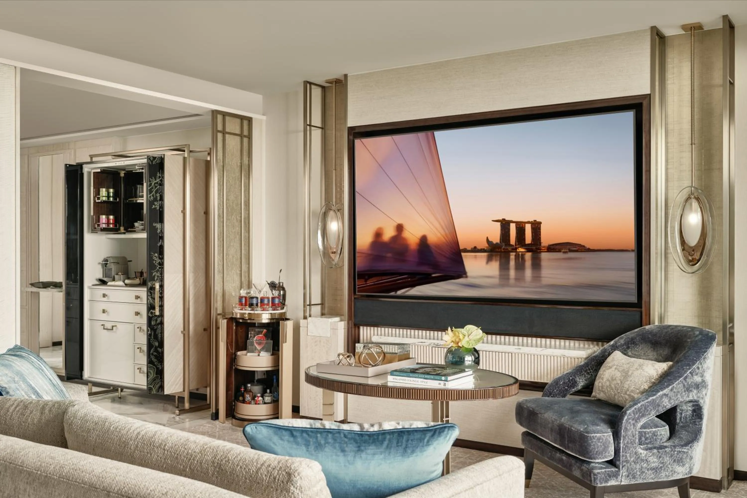 Living room in Marina Bay Sands
