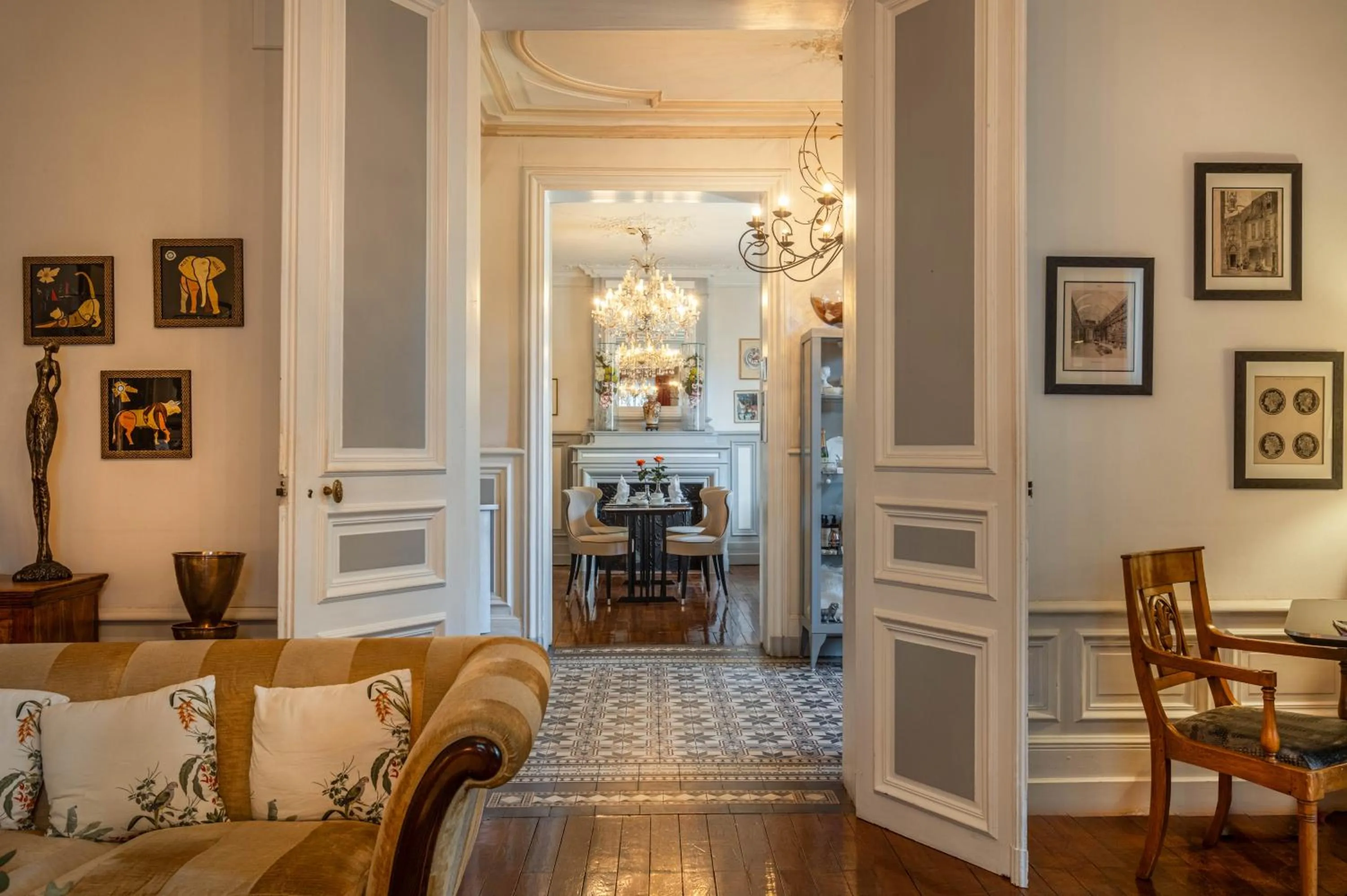 Living room in Le Pavillon des Lys - Hôtel Particulier