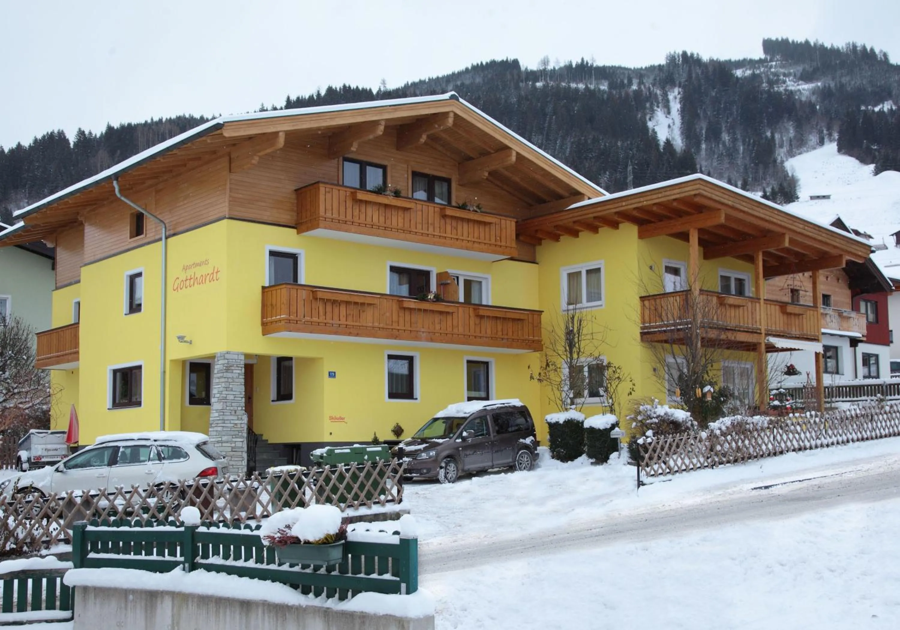 Winter in Apartmenthaus Gotthardt