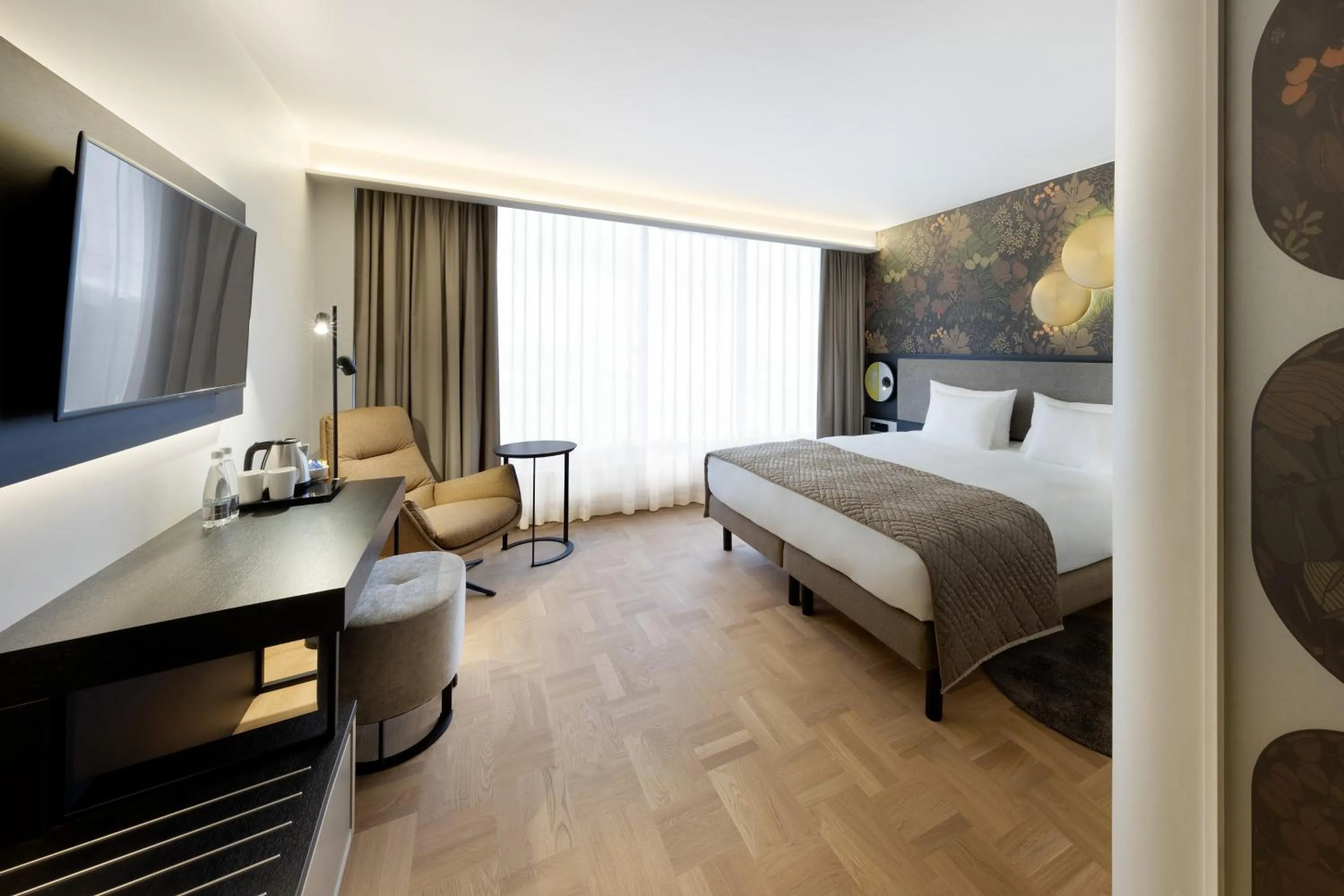 Bed in Nordic Hotel Forum