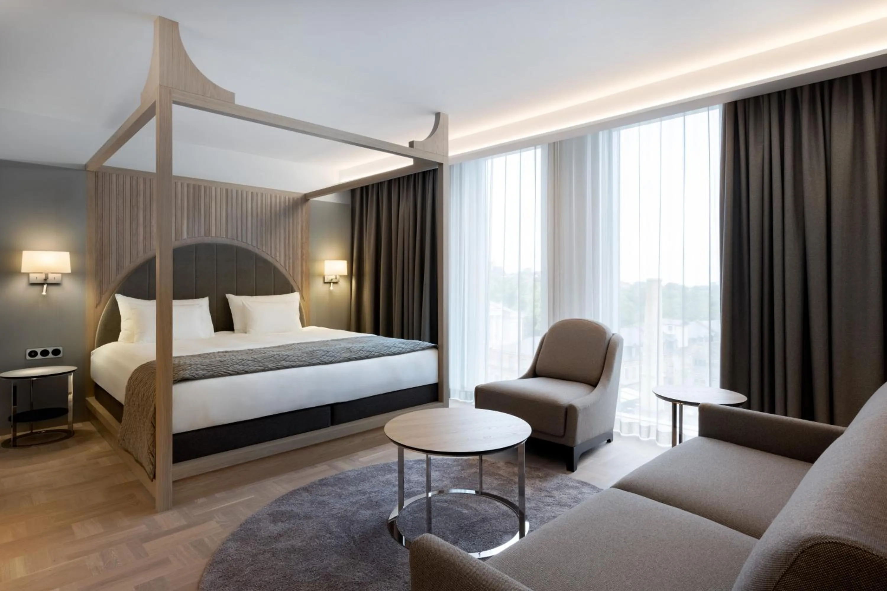 towels, Bed in Nordic Hotel Forum